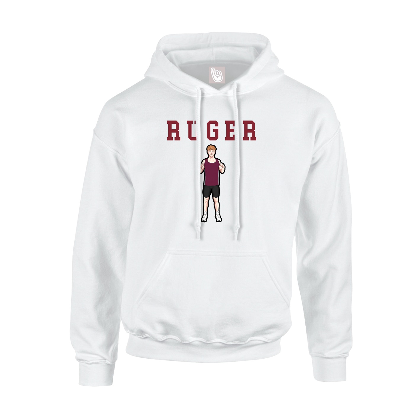 Hoodie — Shirsey in White