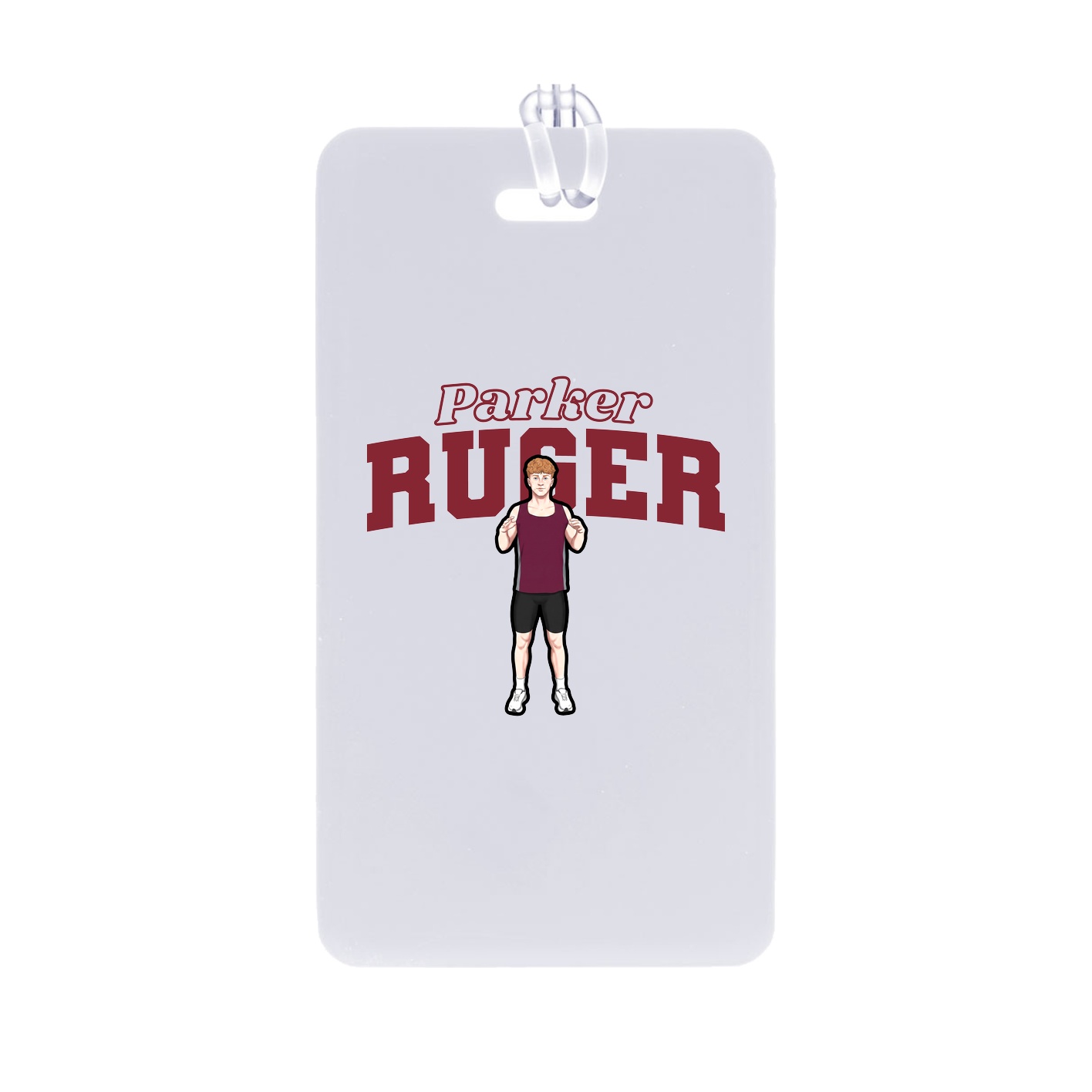 Bag Tag — Name Arch in Classic