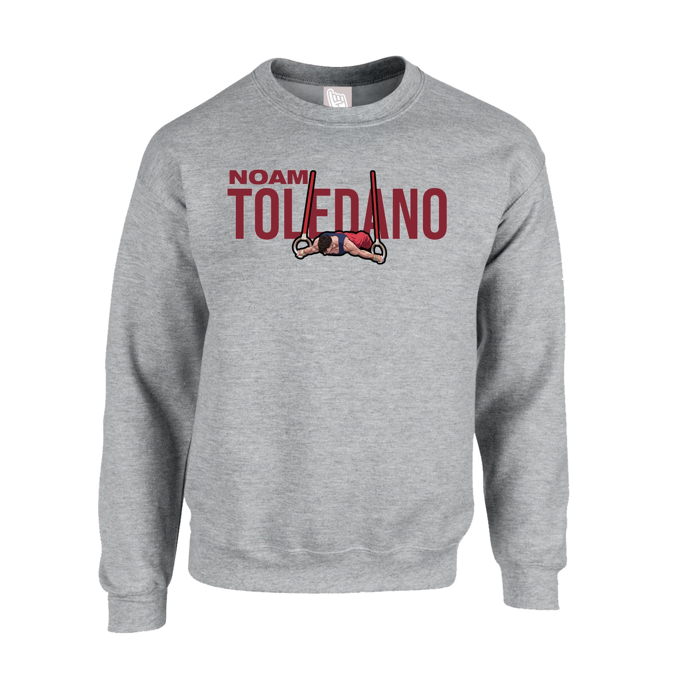 Fleece Crew — Player Name in Grey