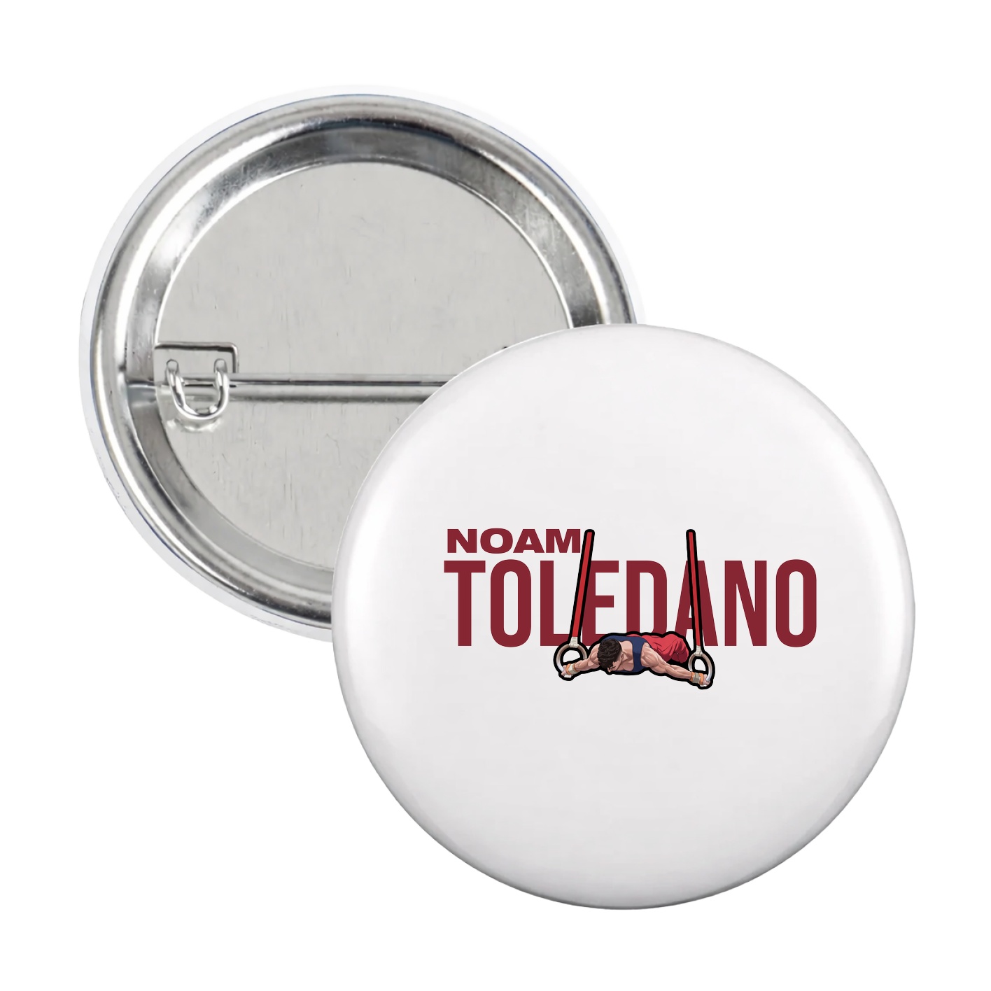 Game Day Button — Player Name in White