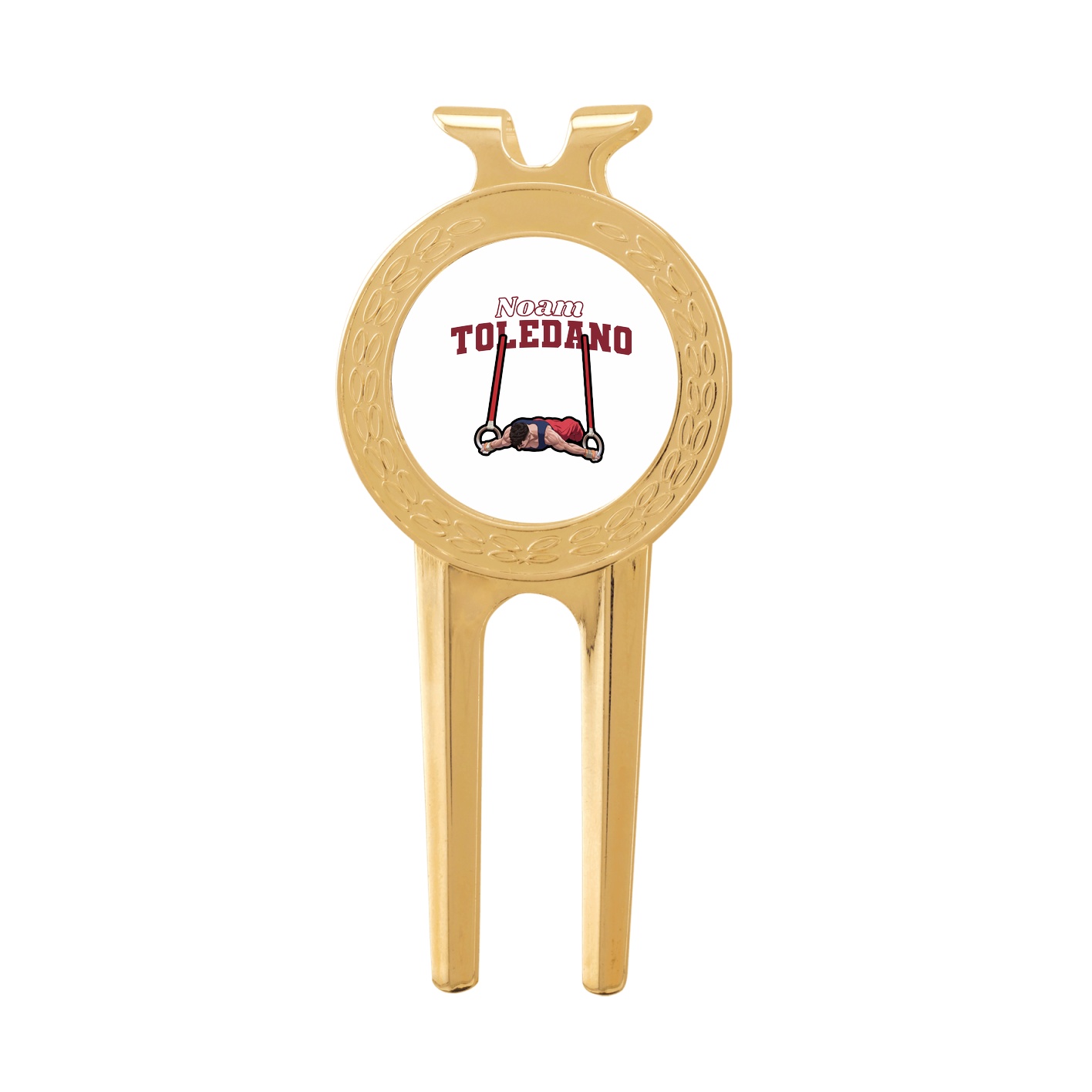 Divot Tool with Ball Marker — Name Arch in Classic