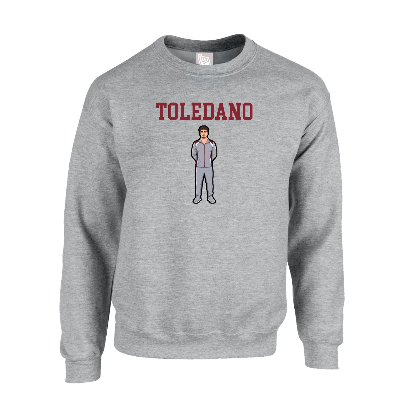 Fleece Crew — Shirsey in Grey
