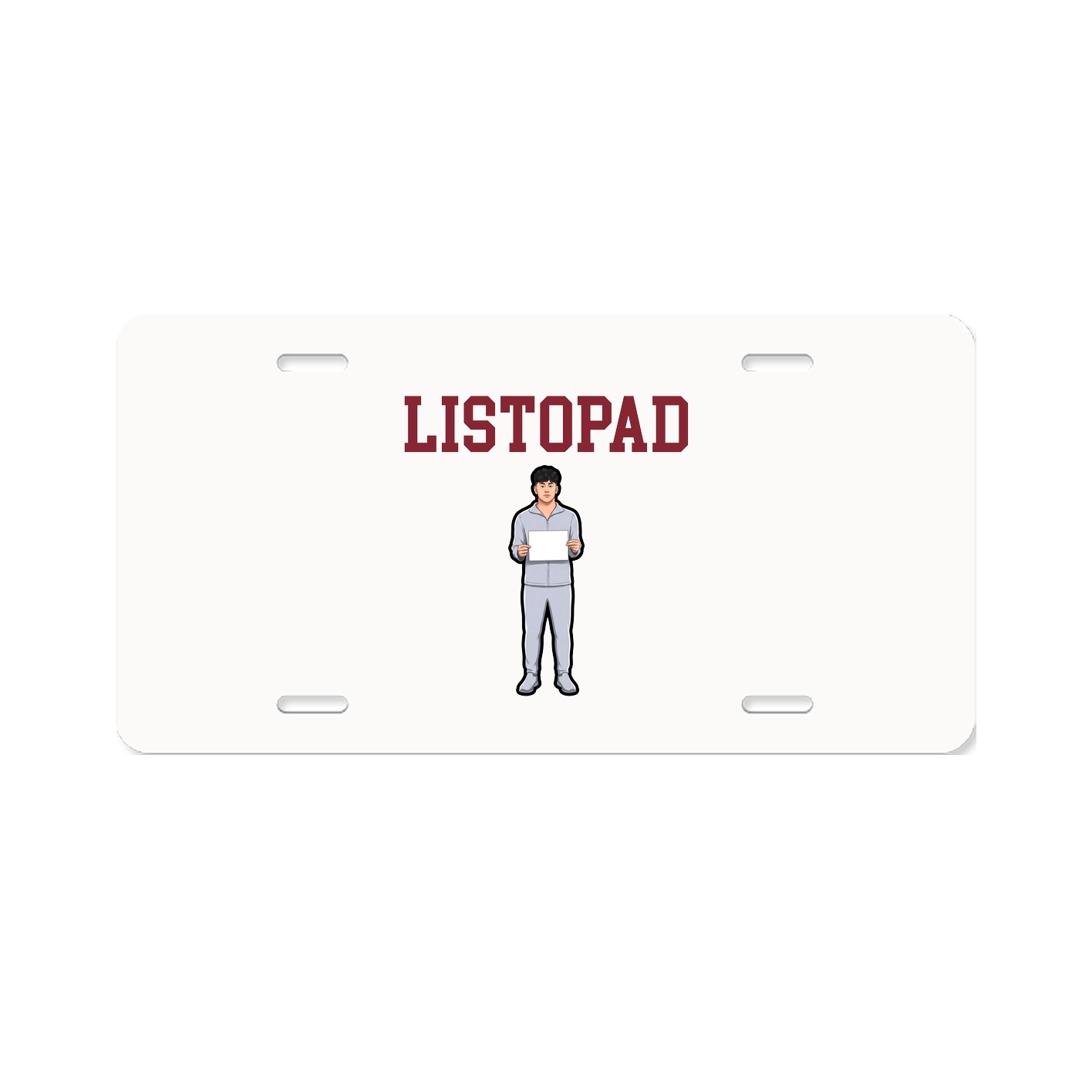 License Plate — Shirsey in Classic
