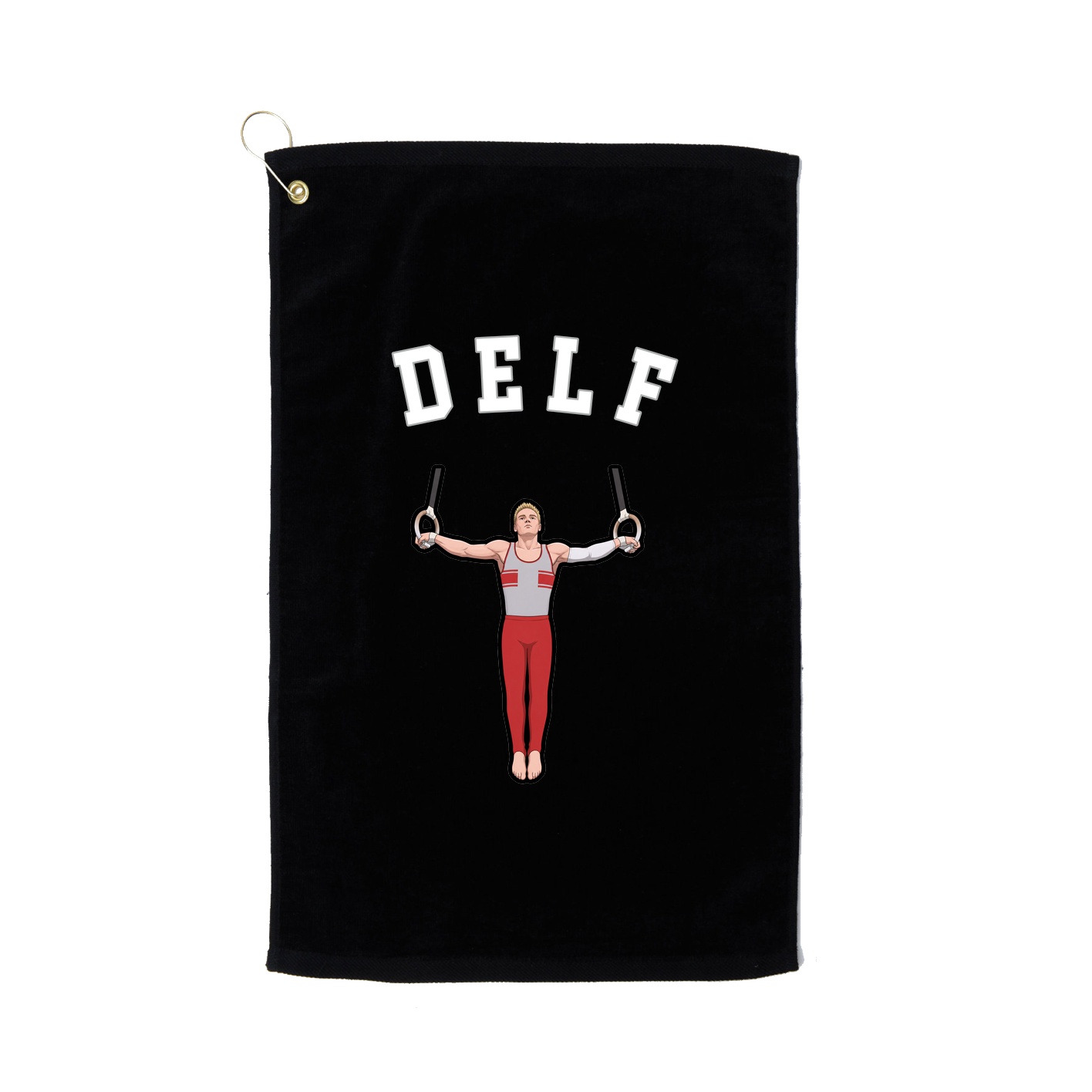 Golf Towel — Shirsey Arch in Black