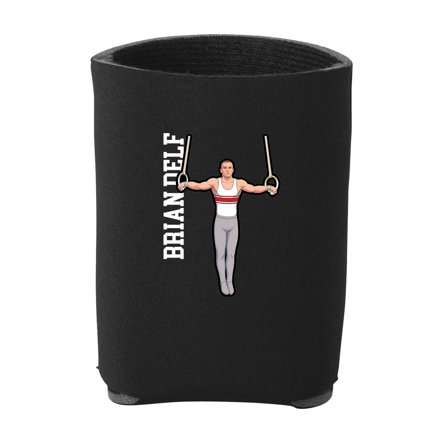 Can Holder — Name Vertical in Black