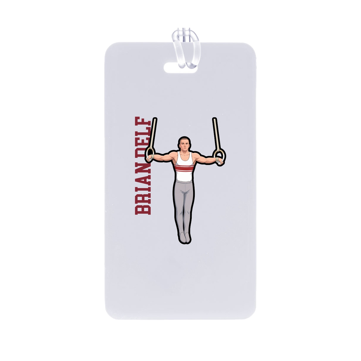 Bag Tag — Name Vertical in Classic