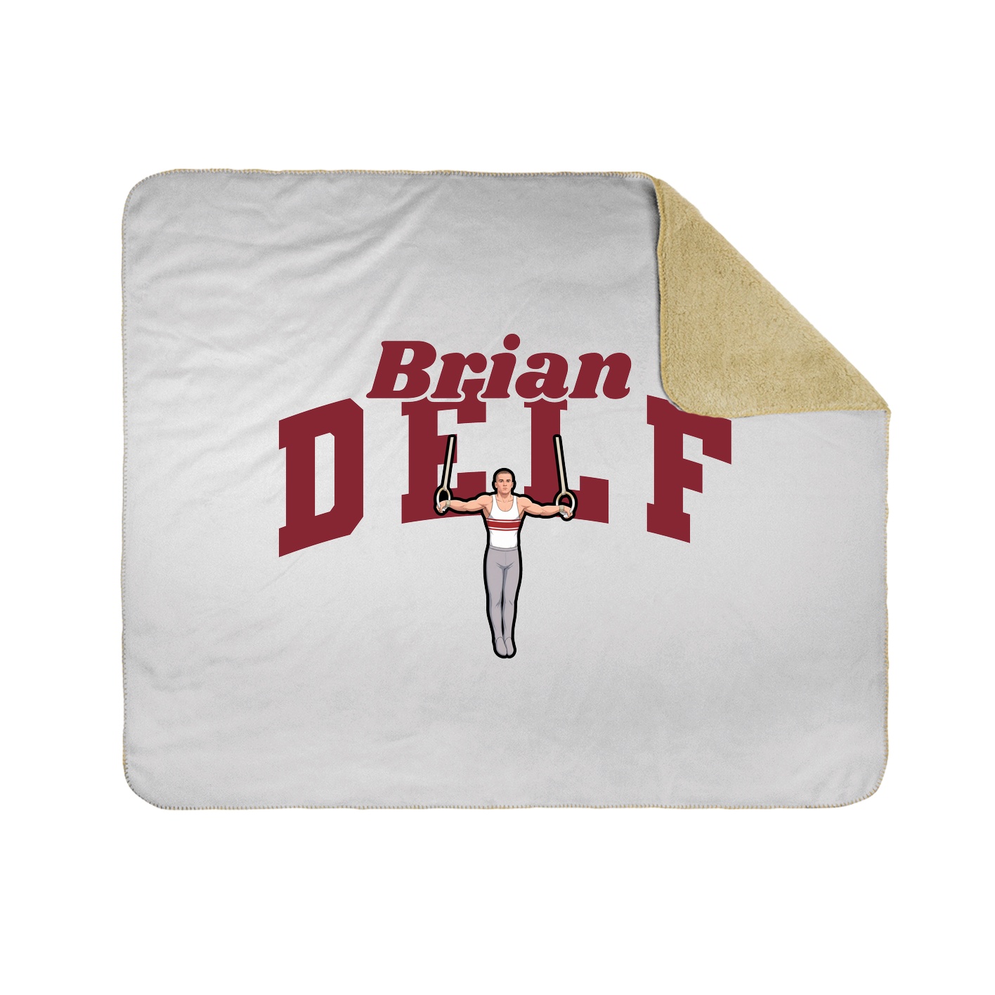 Throw Blanket — Signature Arch in White