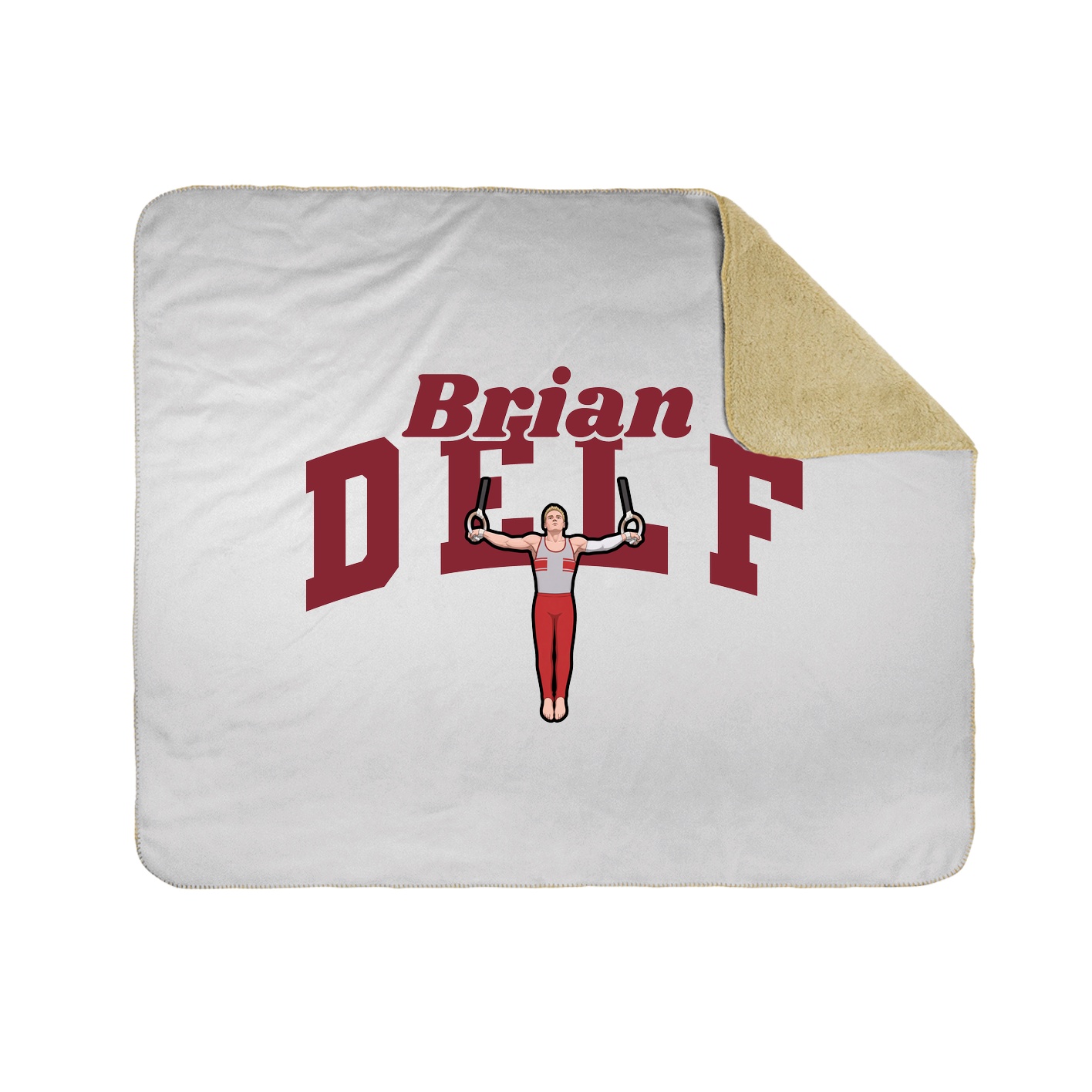Throw Blanket — Signature Arch in White