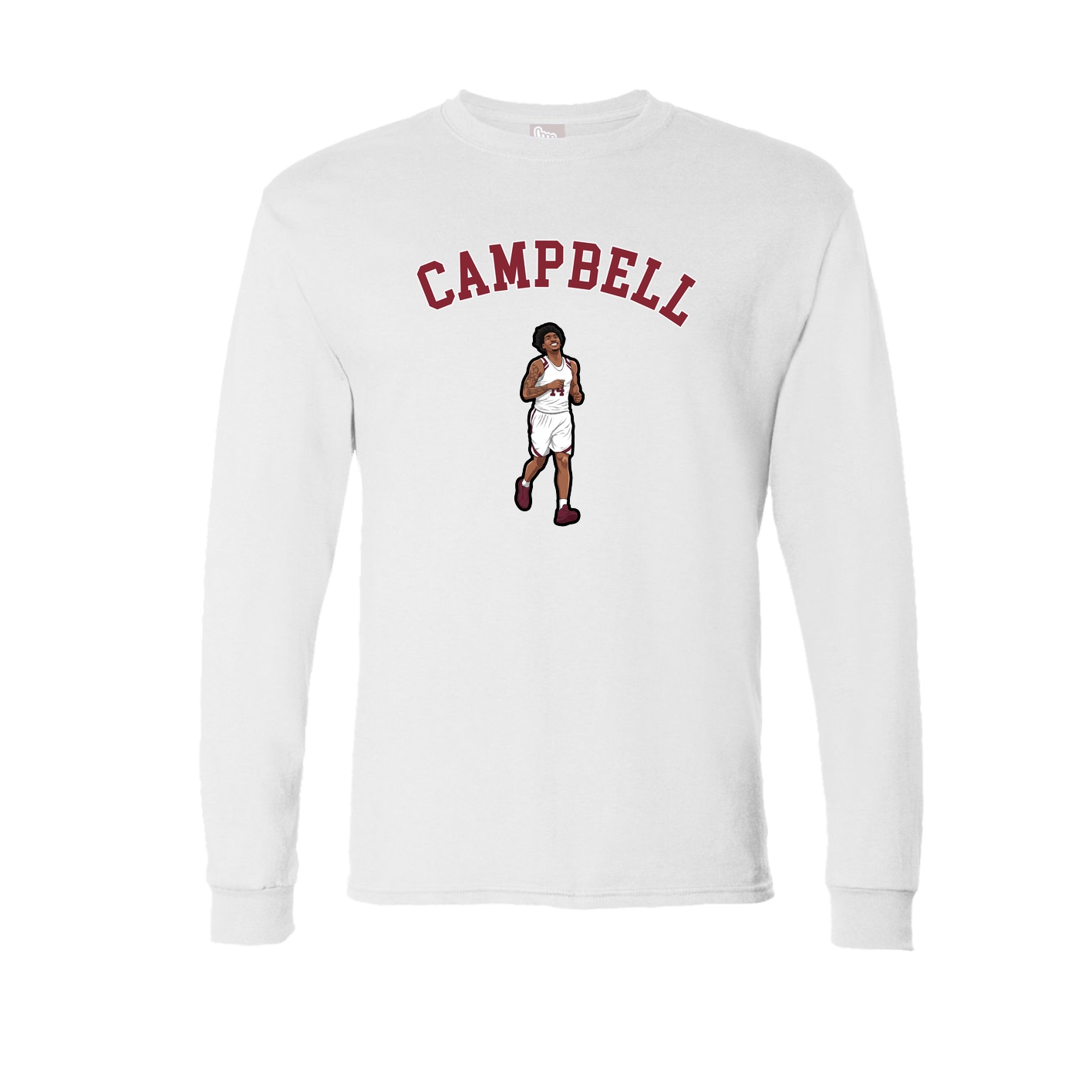 Long Sleeve Tee — Shirsey Arch in White