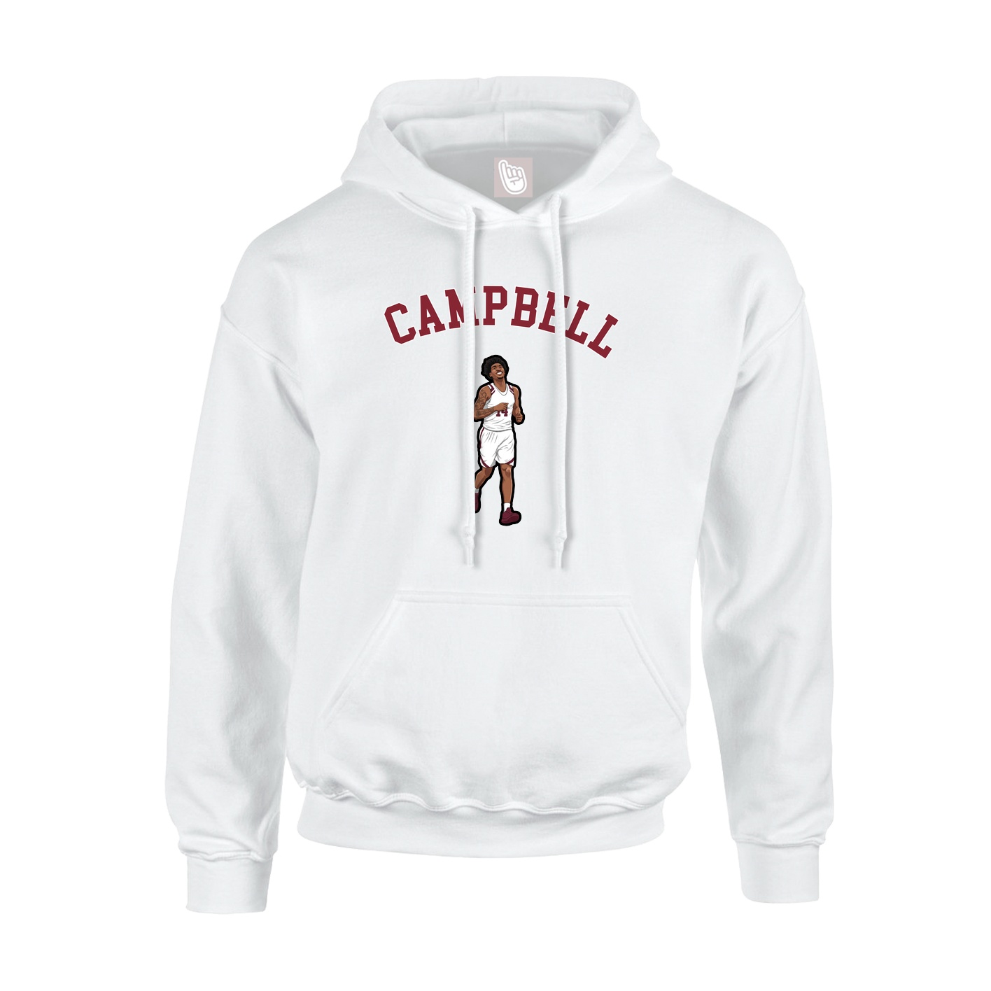 Hoodie — Shirsey Arch in White