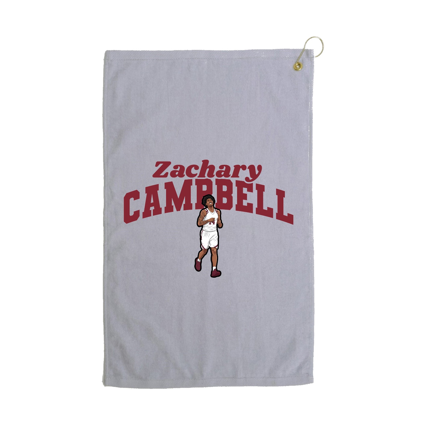 Golf Towel — Signature Arch in Grey