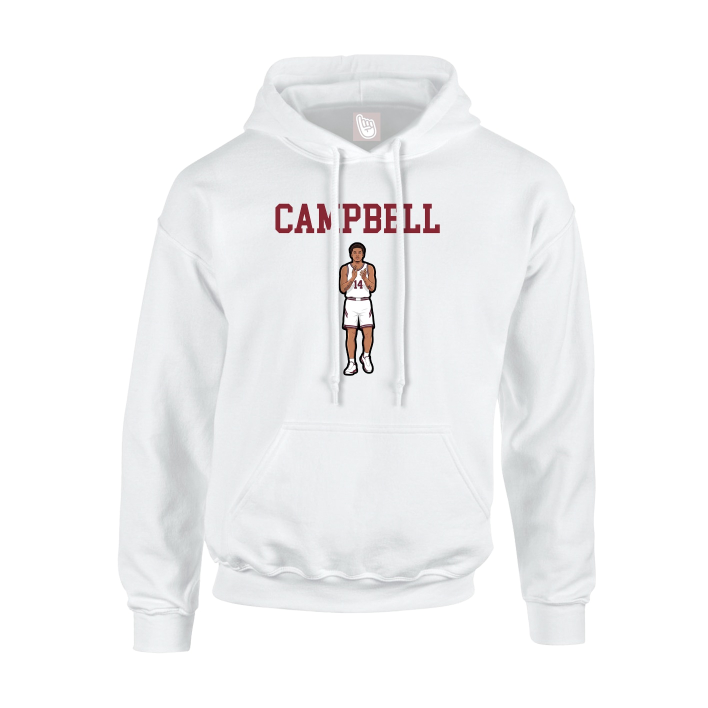 Hoodie — Shirsey in White