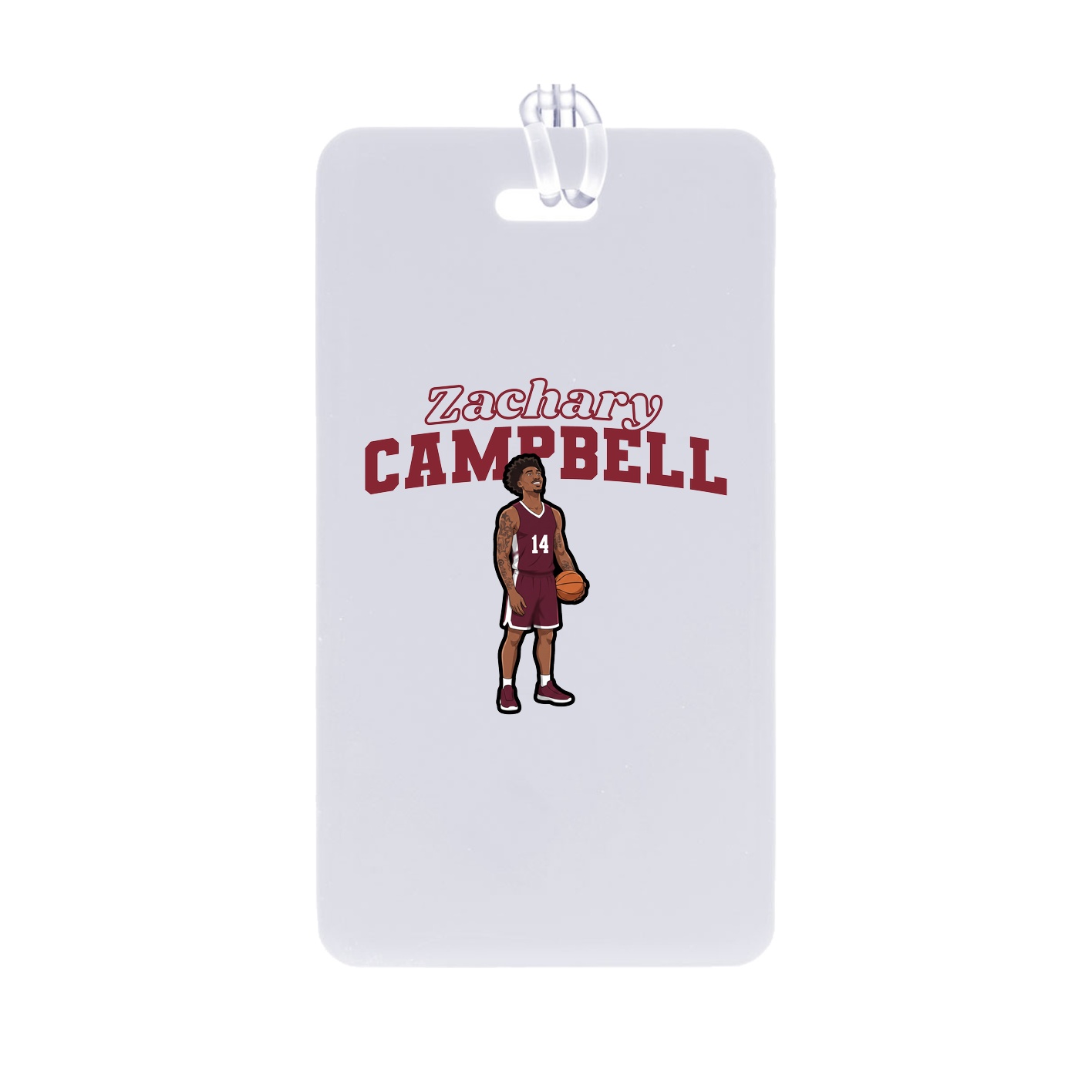 Bag Tag — Name Arch in Classic