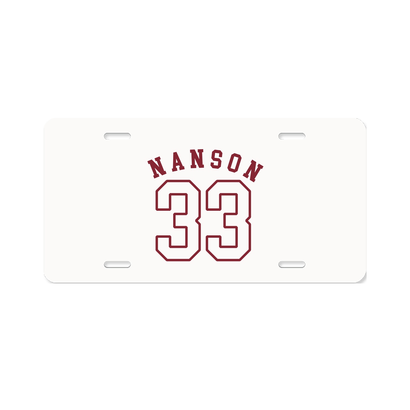 License Plate — Shirsey Arch in Classic