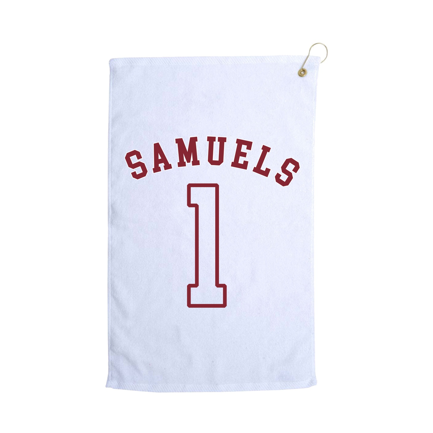 Golf Towel — Shirsey Arch in White