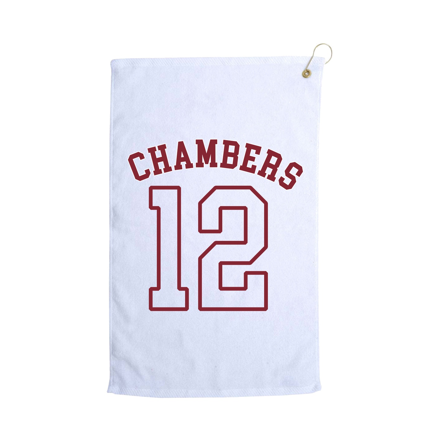 Golf Towel — Shirsey Arch in White