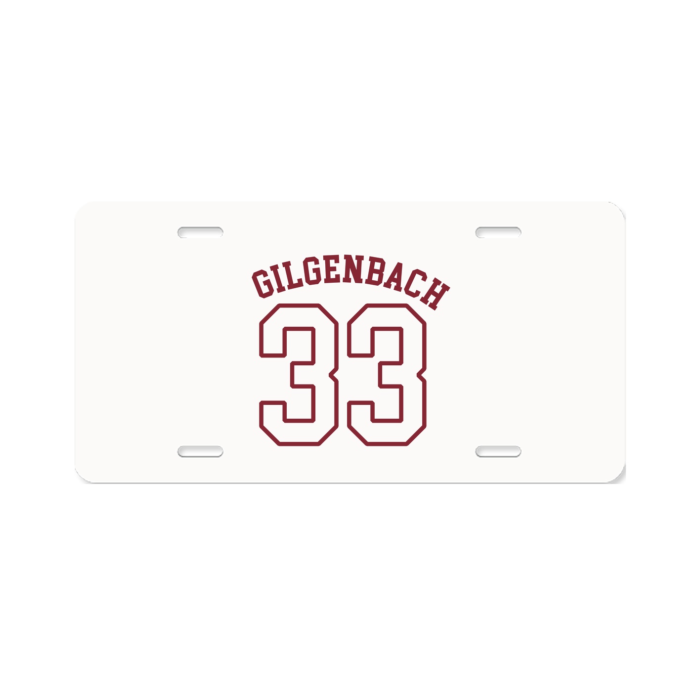 License Plate — Shirsey Arch in Classic
