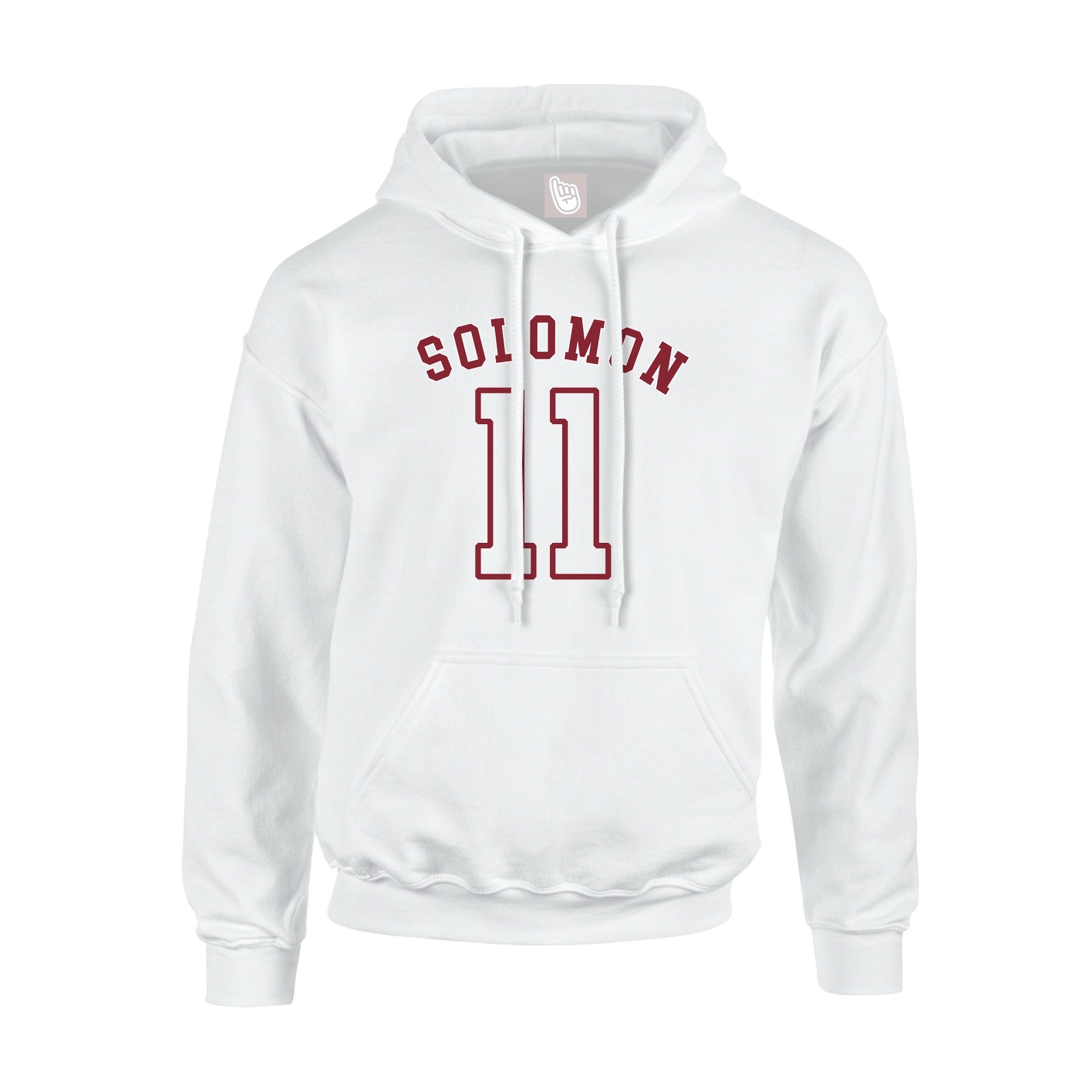 Youth Hoodie — Shirsey Arch in White