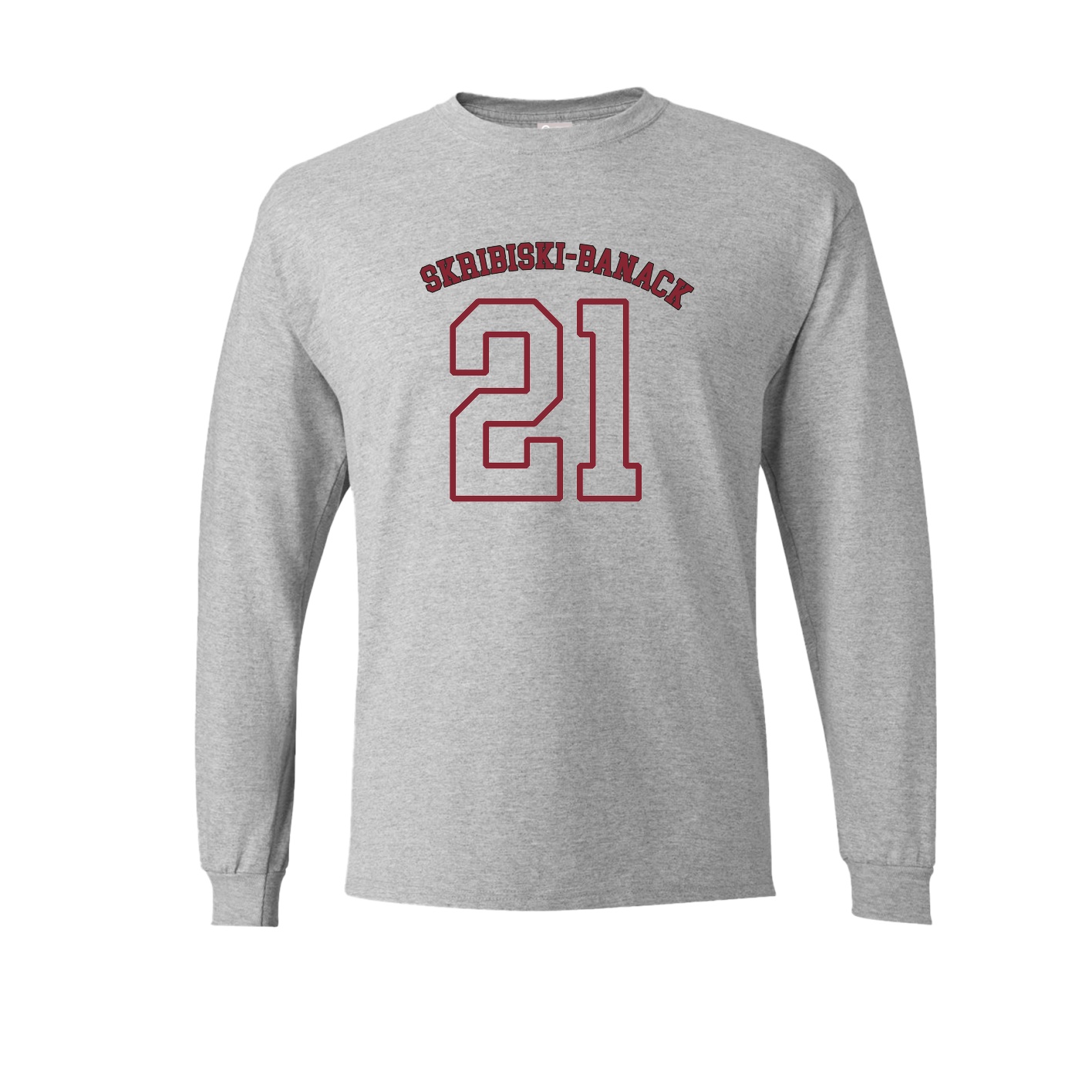 Long Sleeve Tee — Shirsey Arch in Grey
