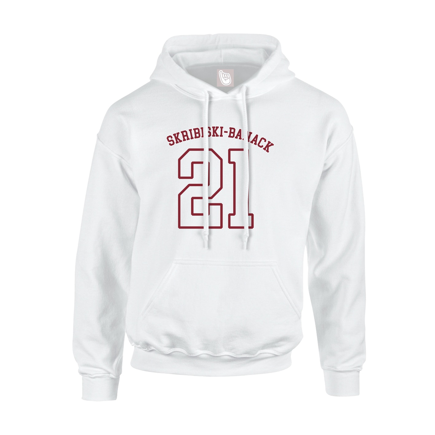 Hoodie — Shirsey Arch in White