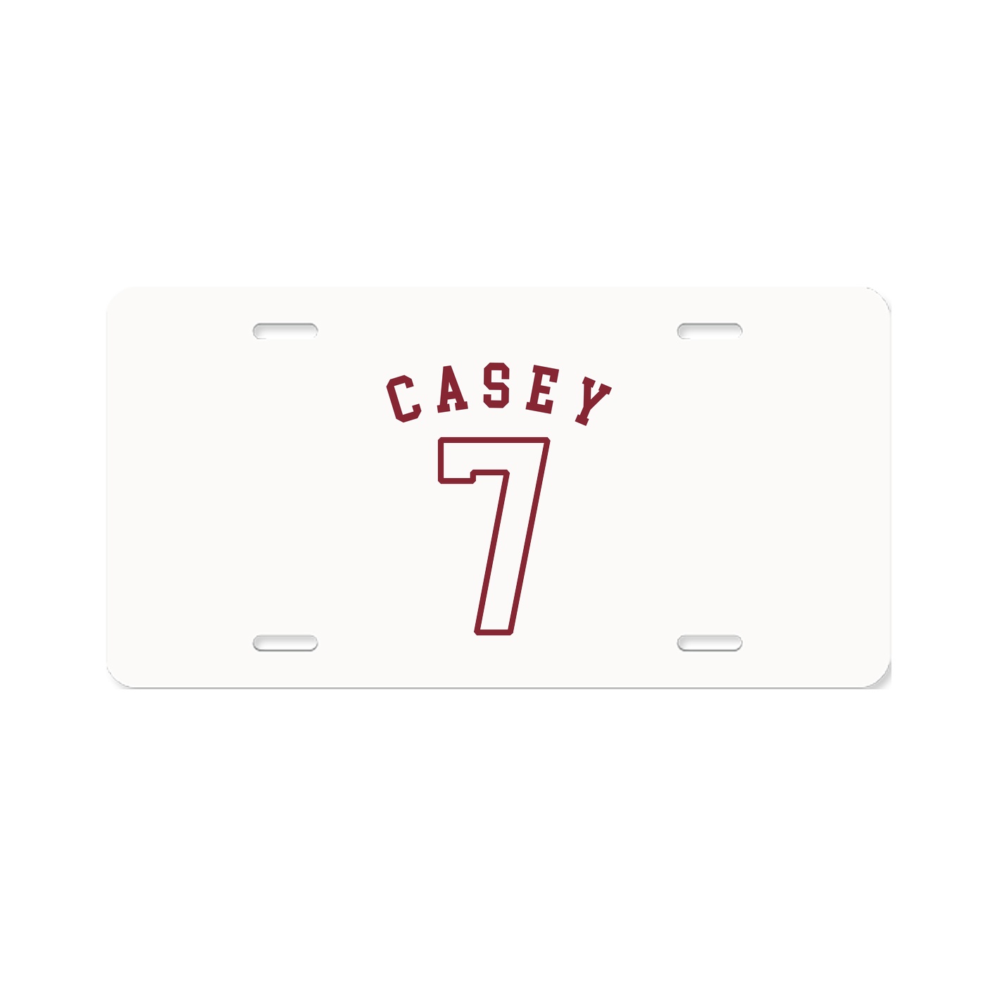 License Plate — Shirsey Arch in Classic