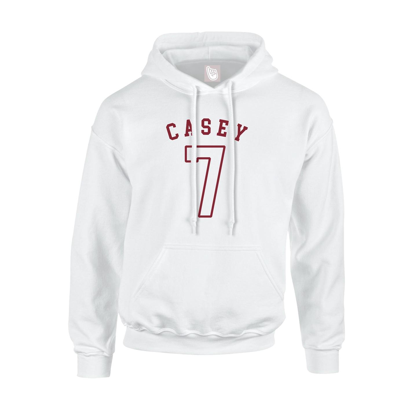 Youth Hoodie — Shirsey Arch in White