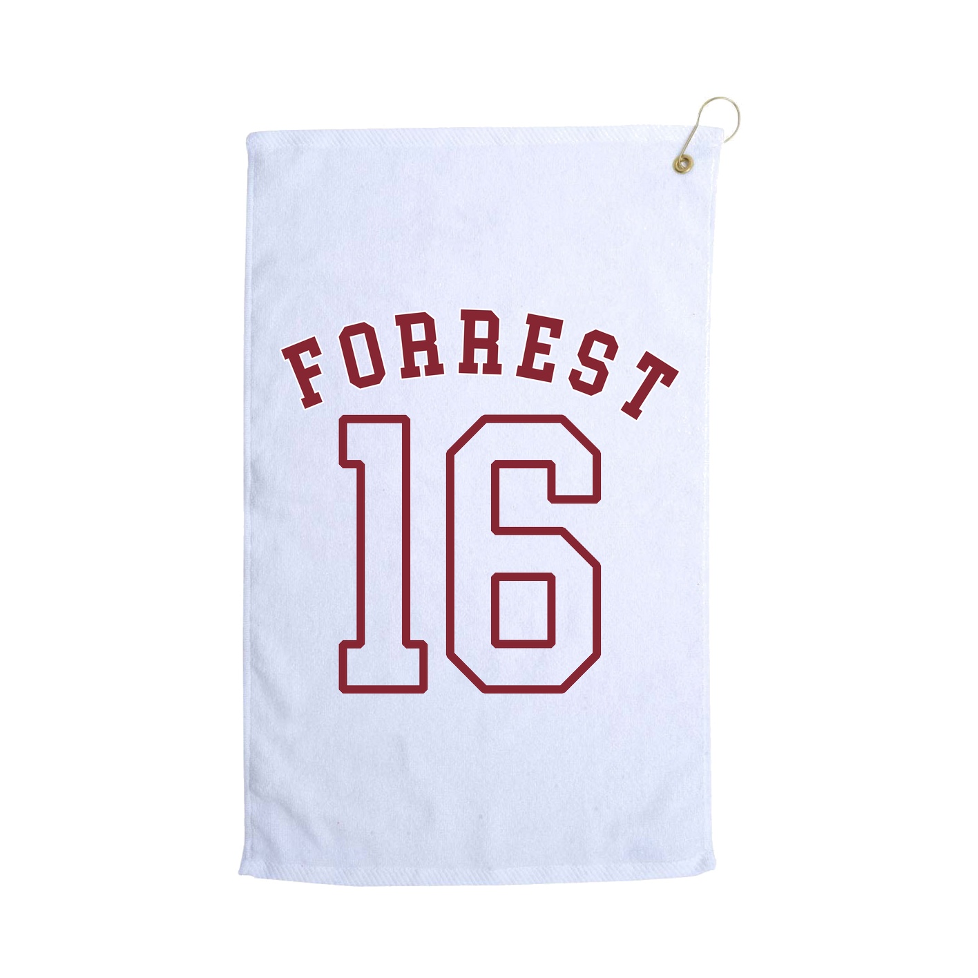Golf Towel — Shirsey Arch in White
