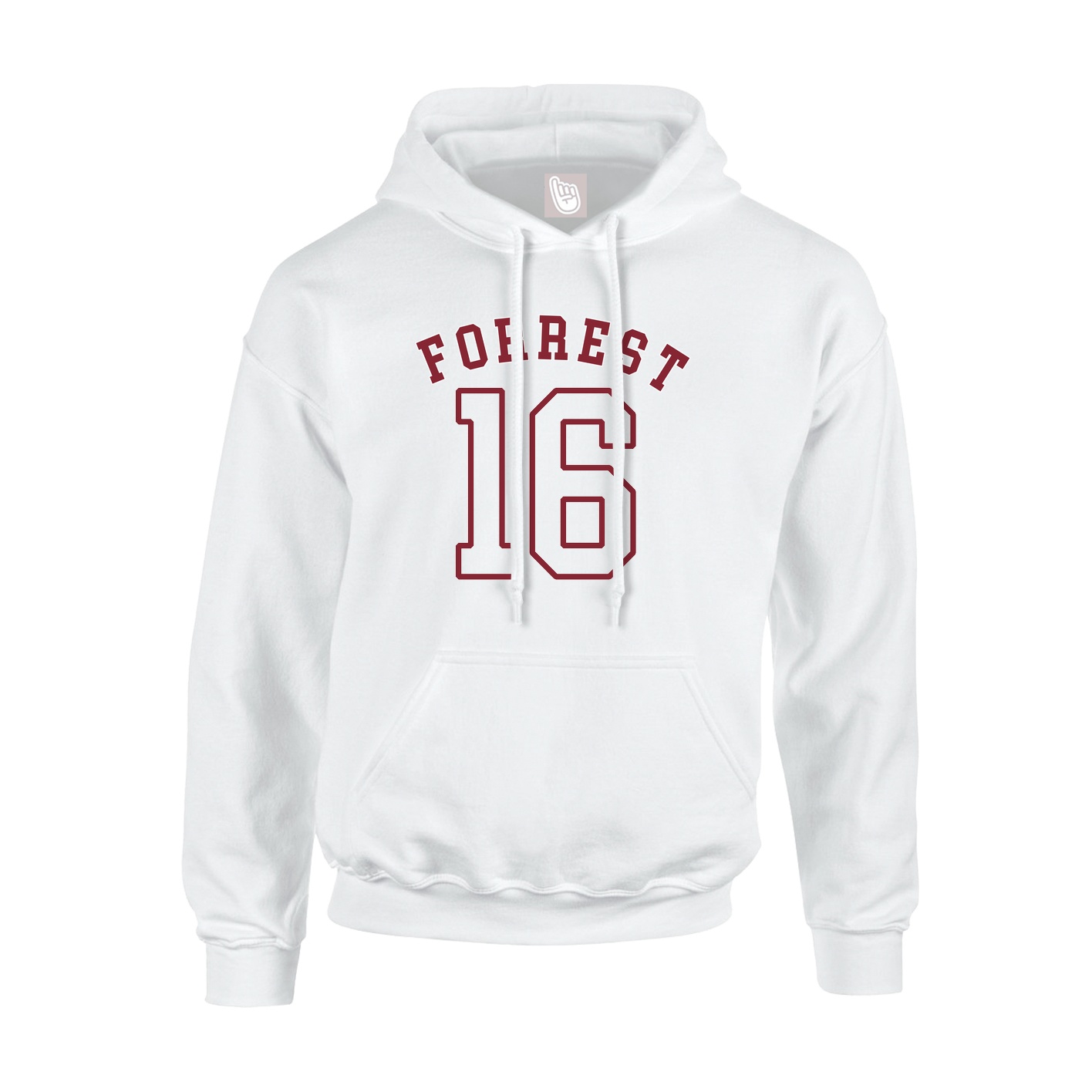 Youth Hoodie — Shirsey Arch in White