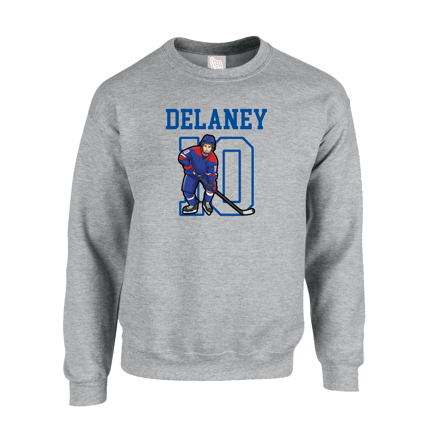 Fleece Crew — Shirsey in Grey