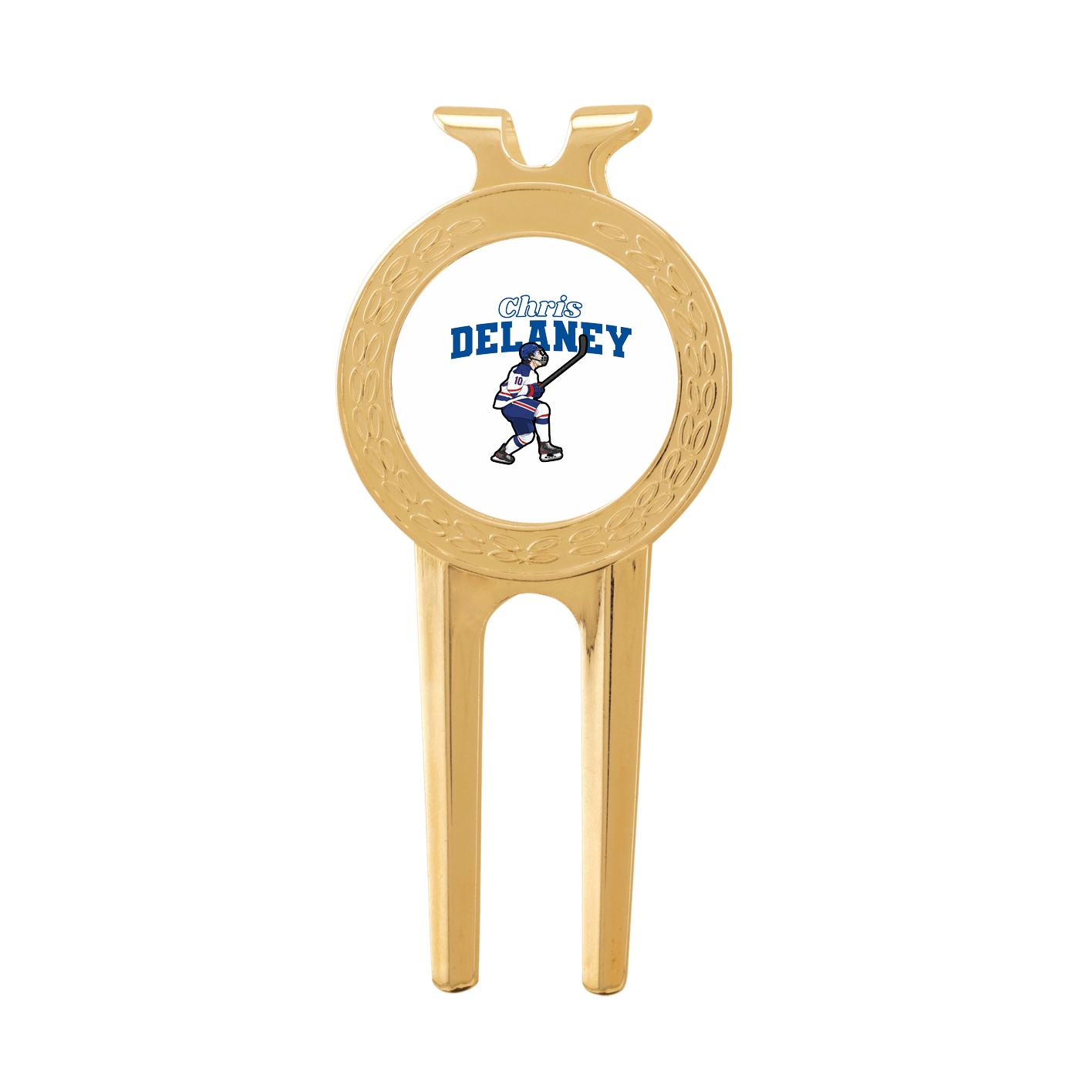Divot Tool with Ball Marker — Name Arch in Classic