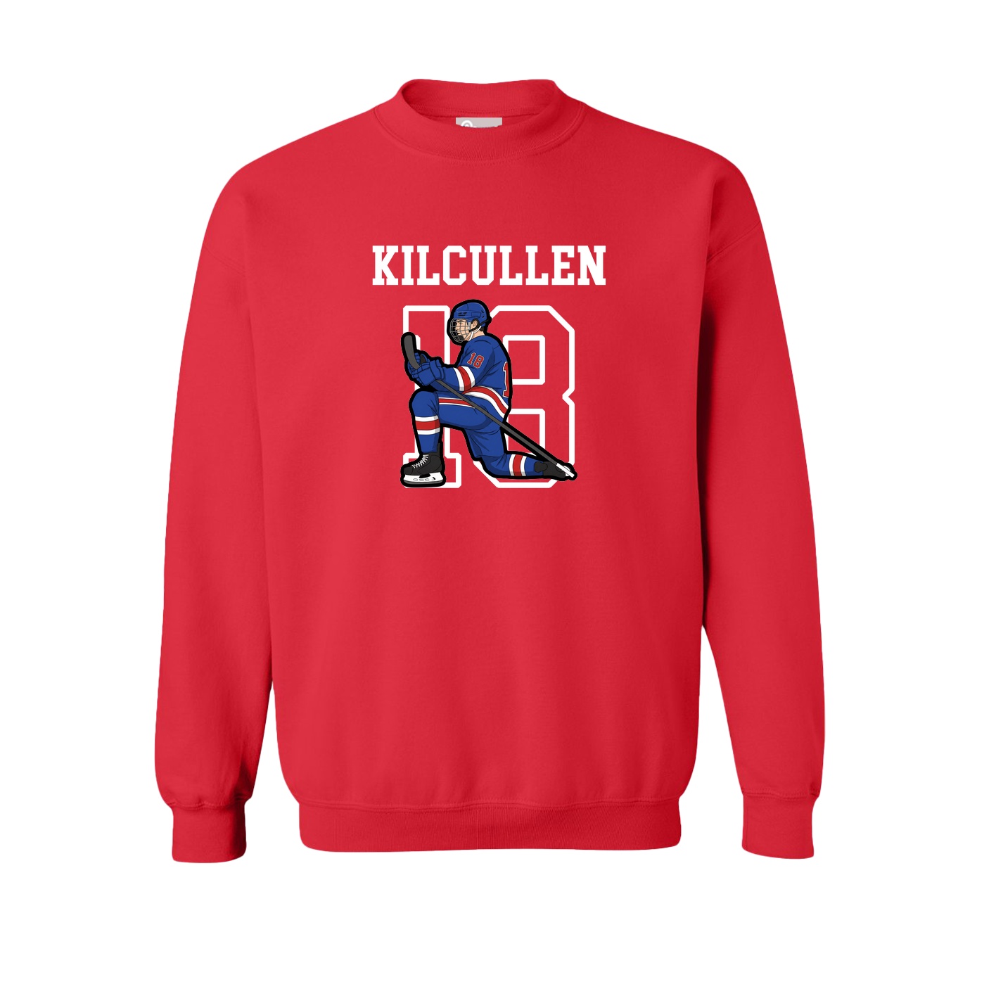 Fleece Crew — Shirsey in Red
