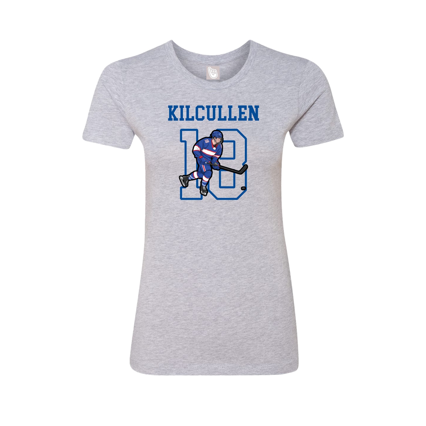 Fitted Women's Tee — Shirsey in Grey