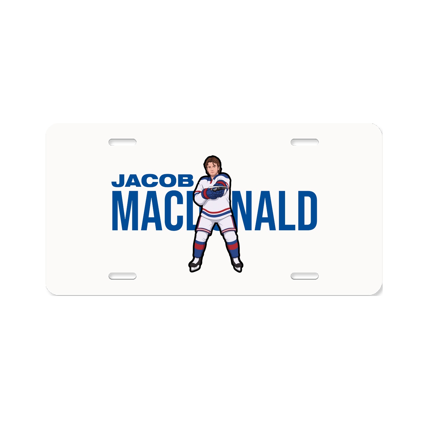 License Plate — Player Name in Classic