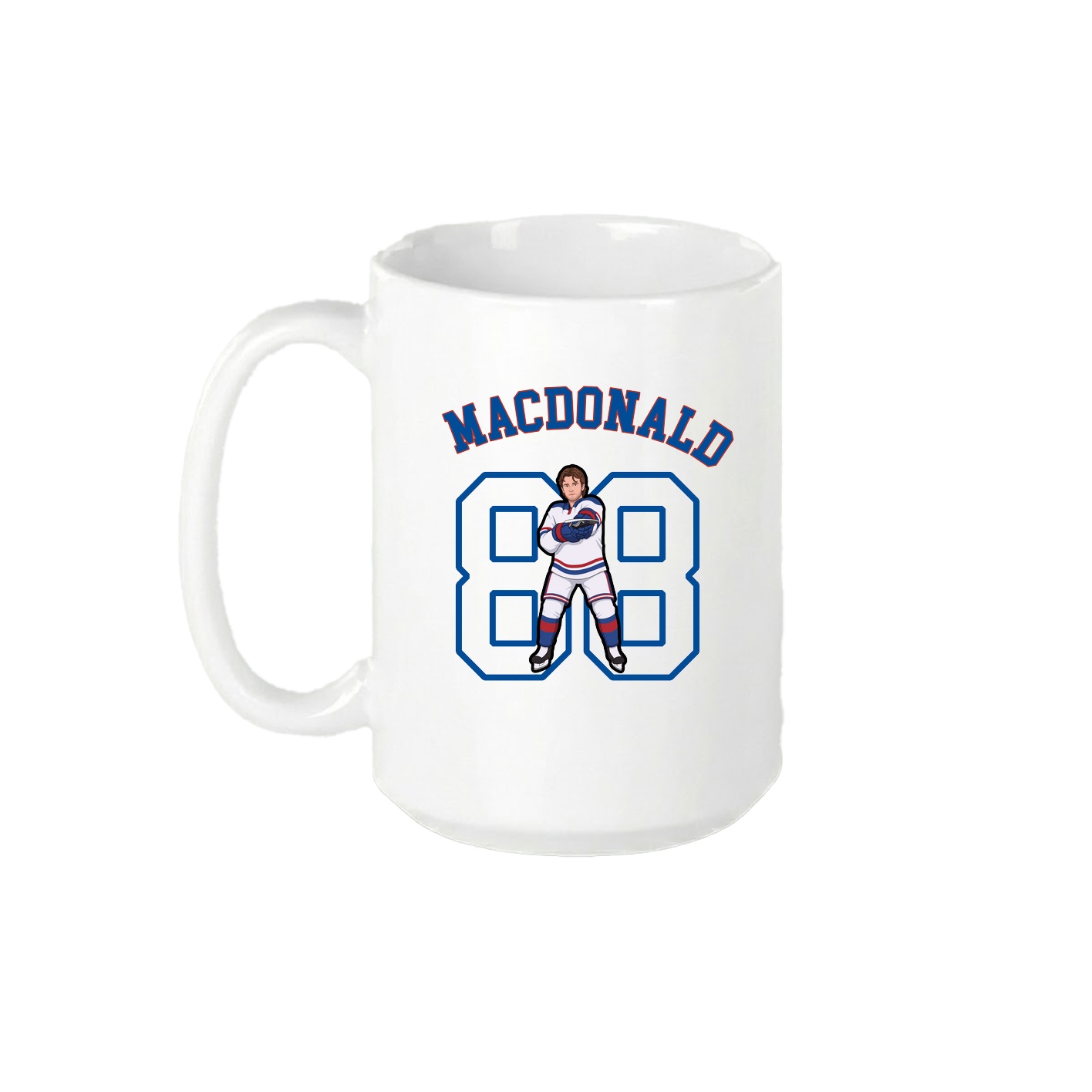 15oz Coffee Mug — Shirsey Arch in White
