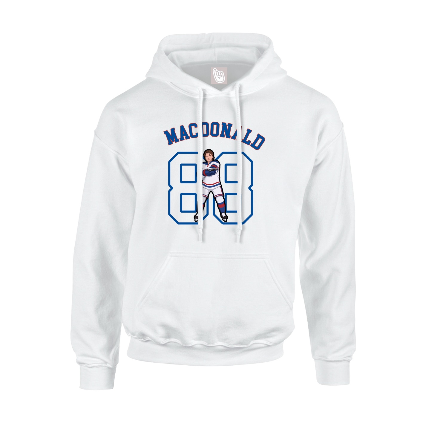 Hoodie — Shirsey Arch in White