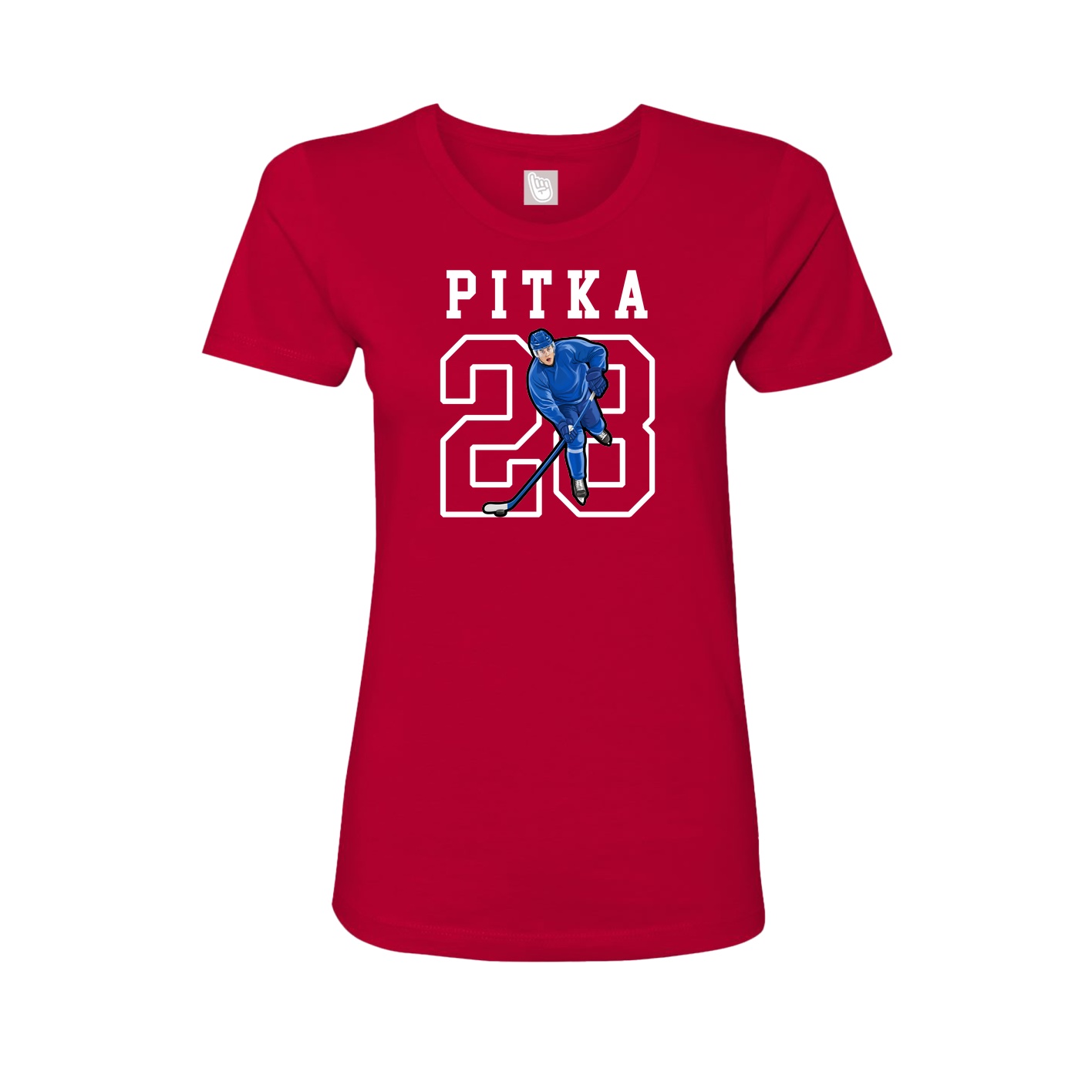 Fitted Women's Tee — Shirsey in Red