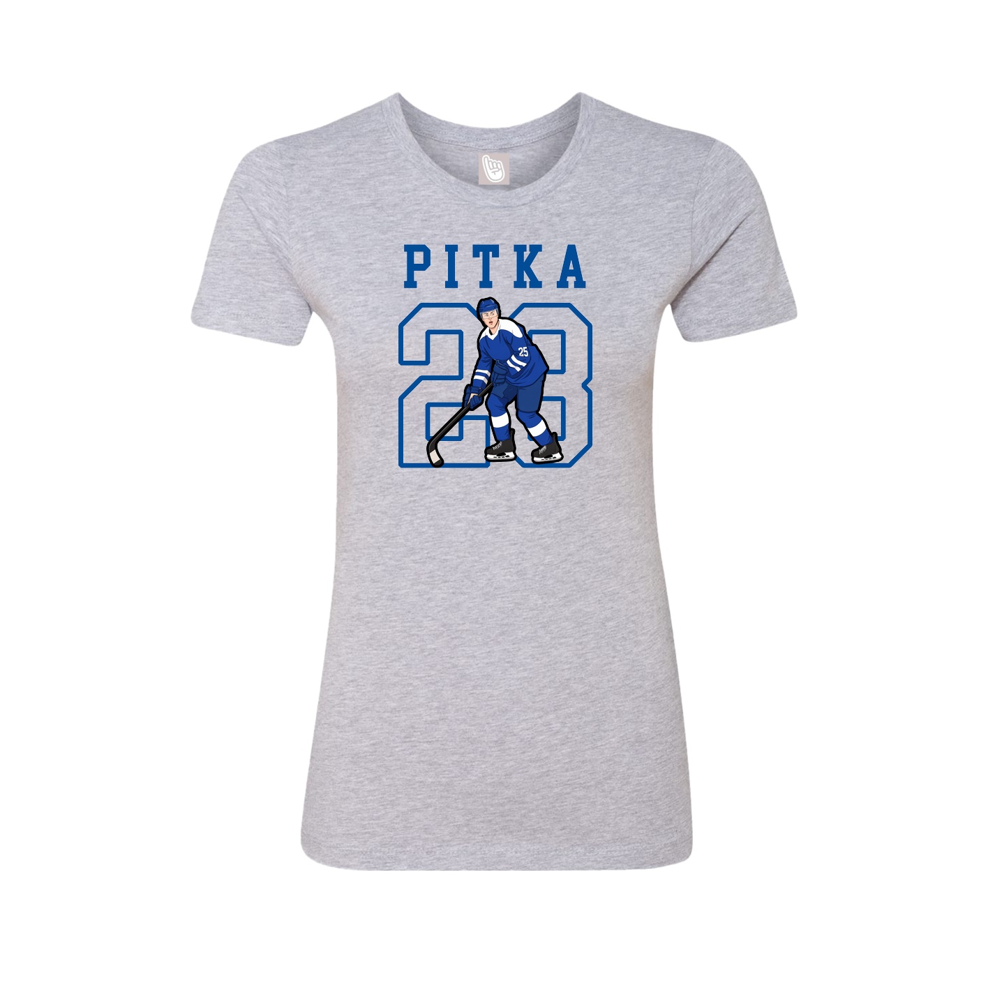 Fitted Women's Tee — Shirsey in Grey