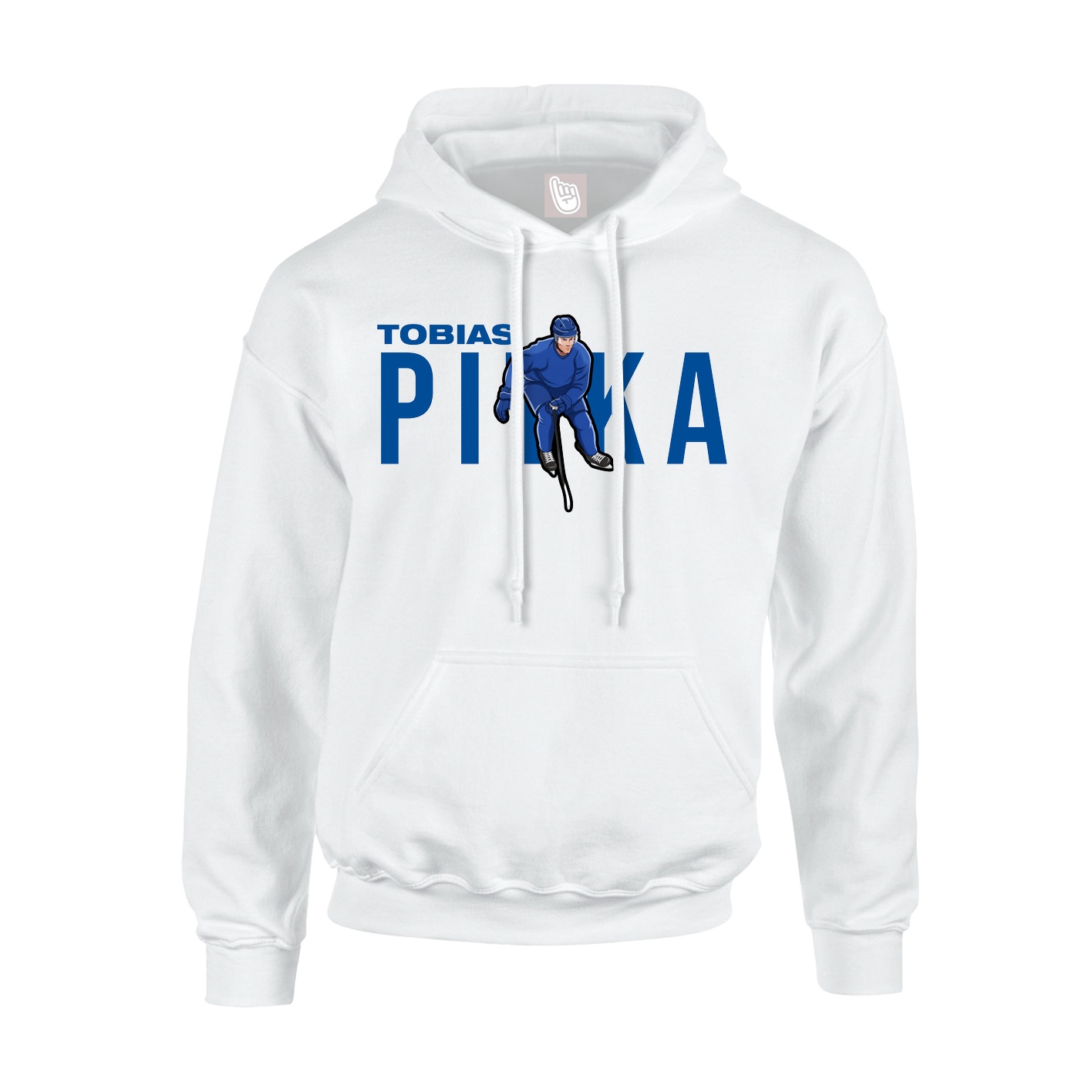 Youth Hoodie — Player Name in White