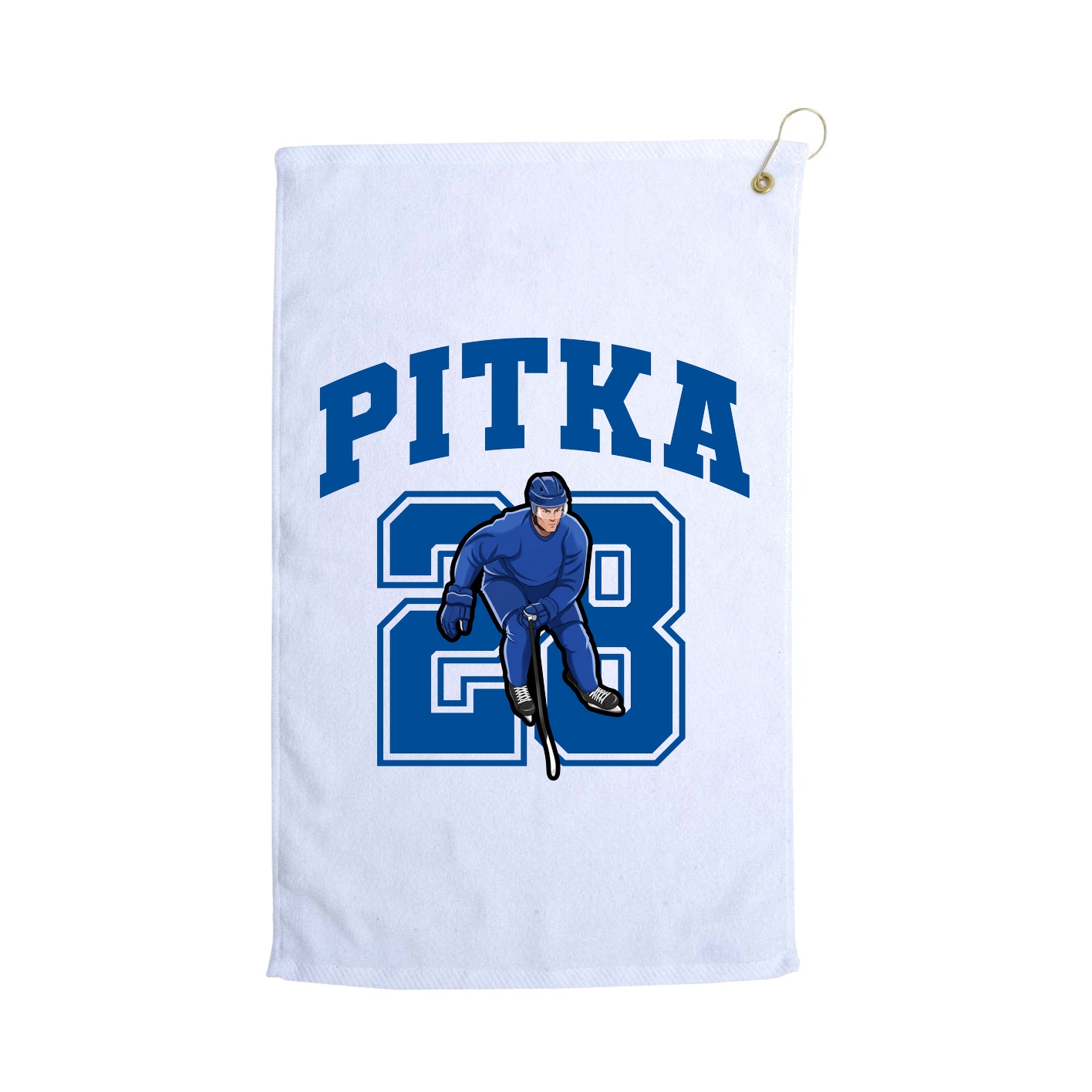 Golf Towel — Number in White