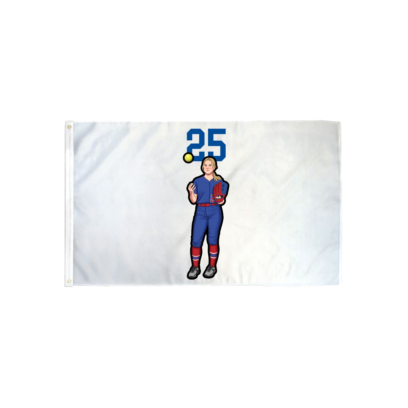 3x5 Flag — Number Top in Classic