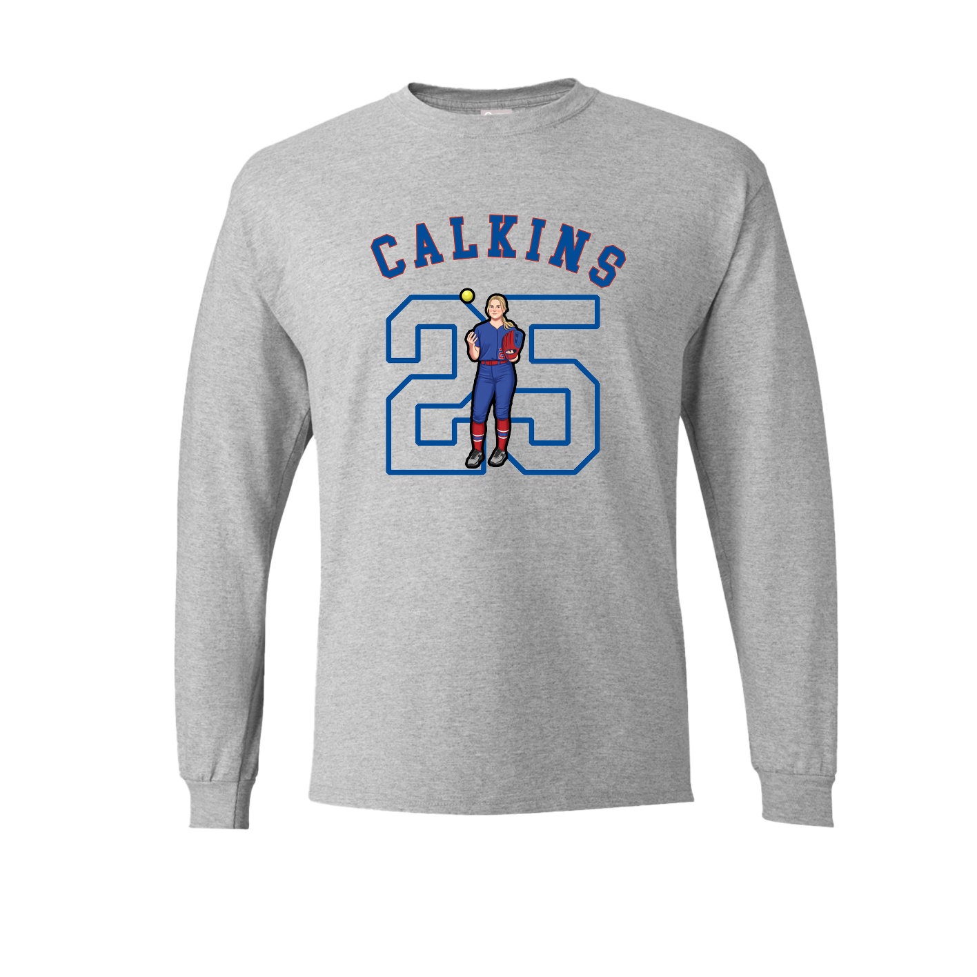 Long Sleeve Tee — Shirsey Arch in Grey