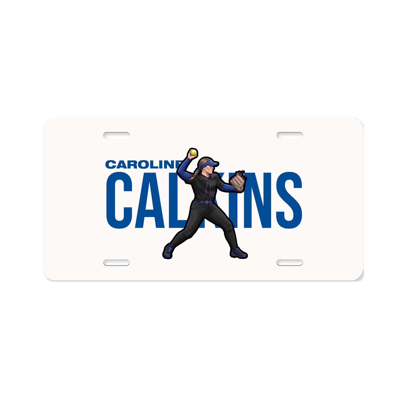 License Plate — Player Name in Classic