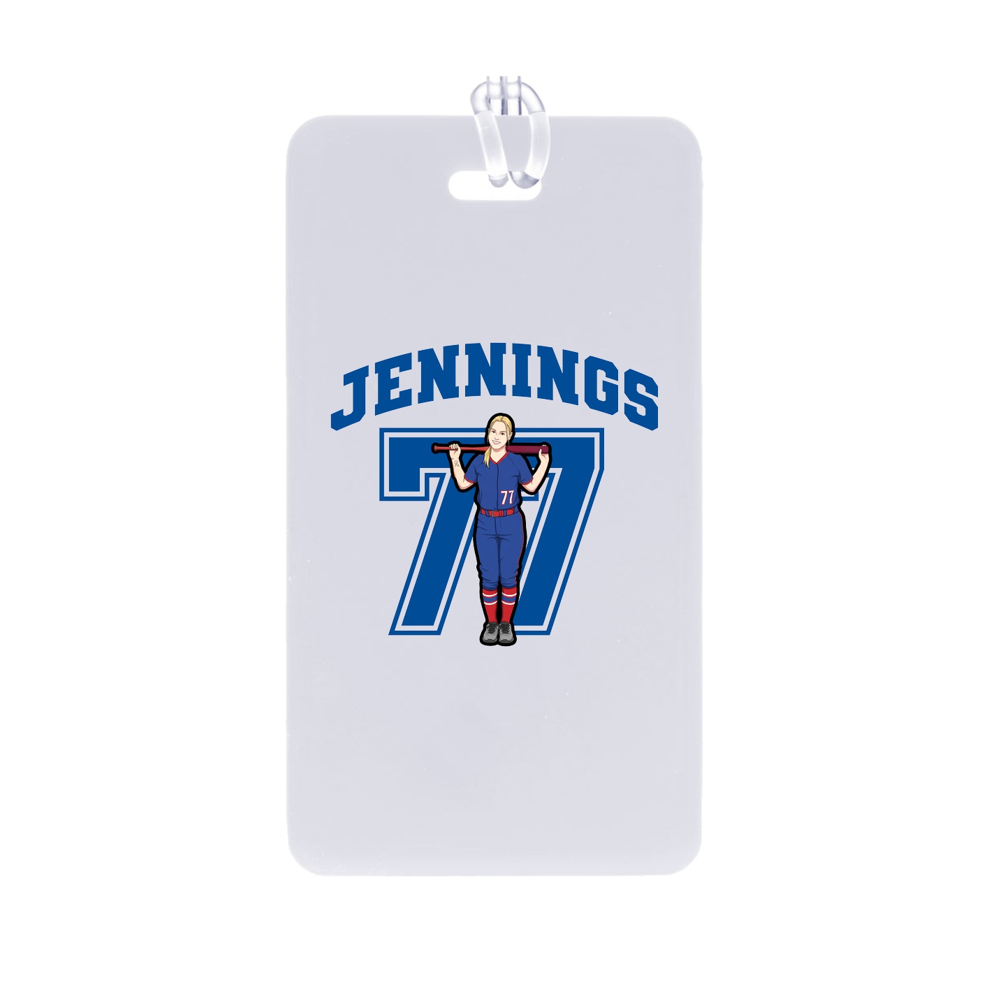 Bag Tag — Number in Classic