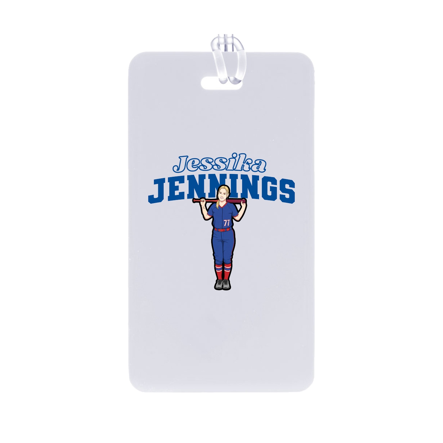 Bag Tag — Name Arch in Classic
