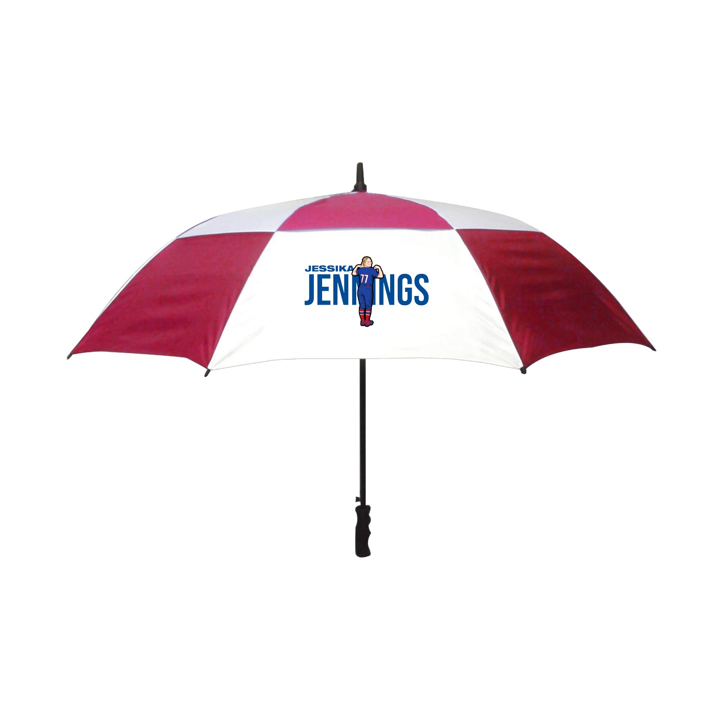 Golf Umbrella — Player Name in Red
