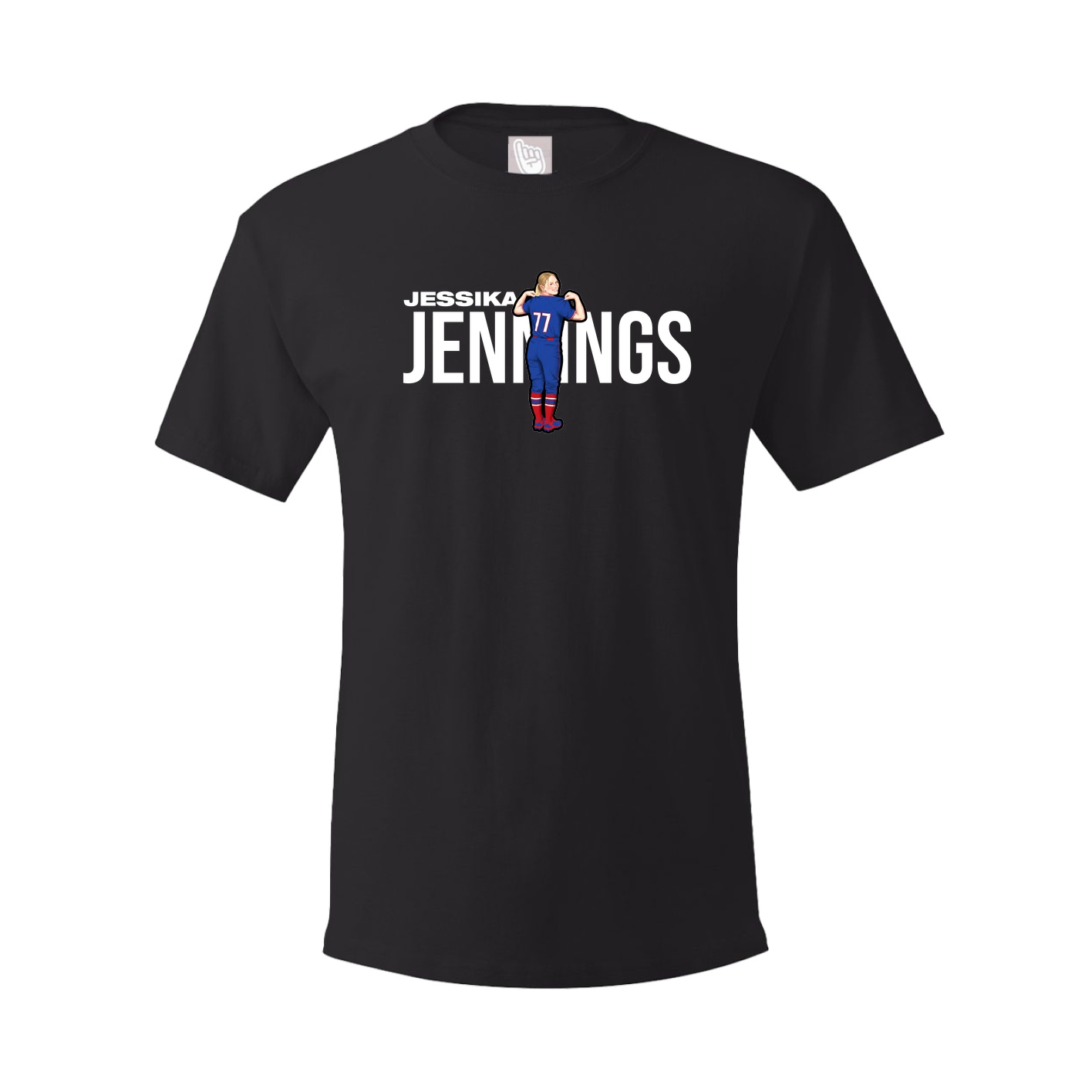 Tee — Player Name in Black