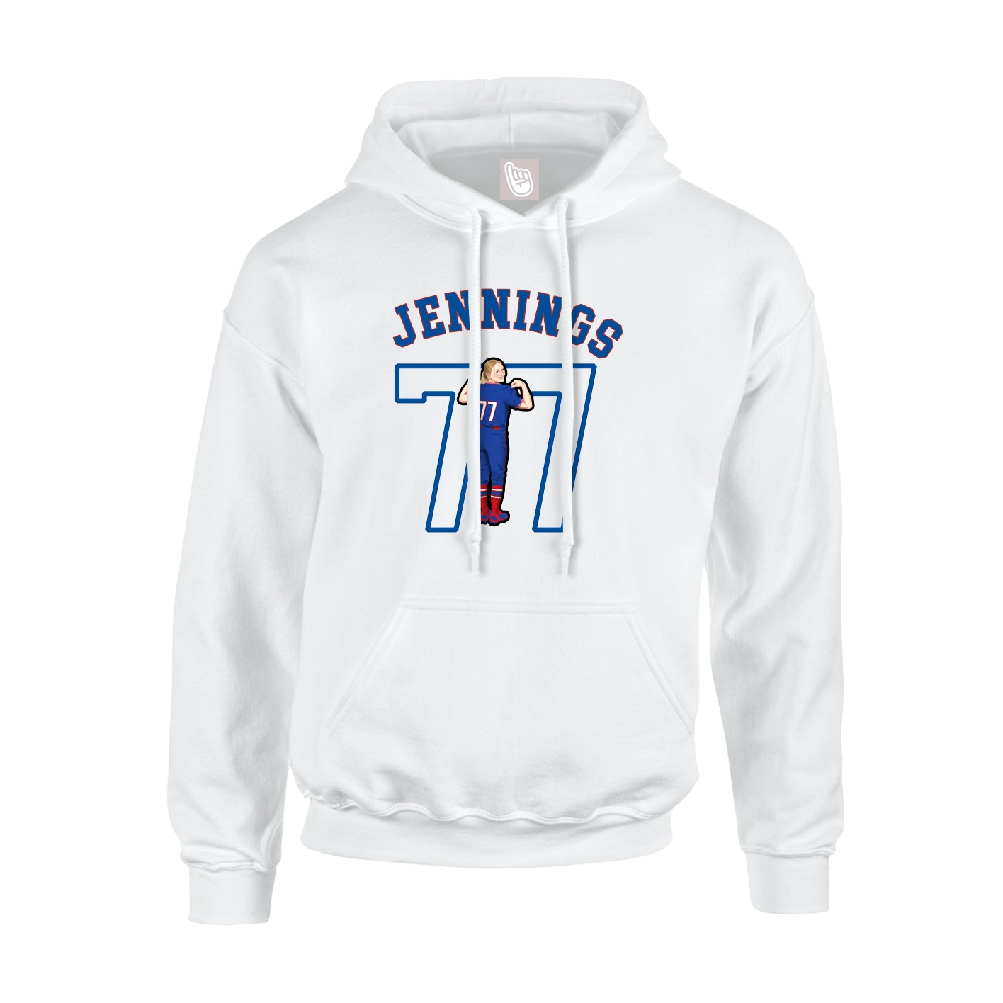 Youth Hoodie — Shirsey Arch in White