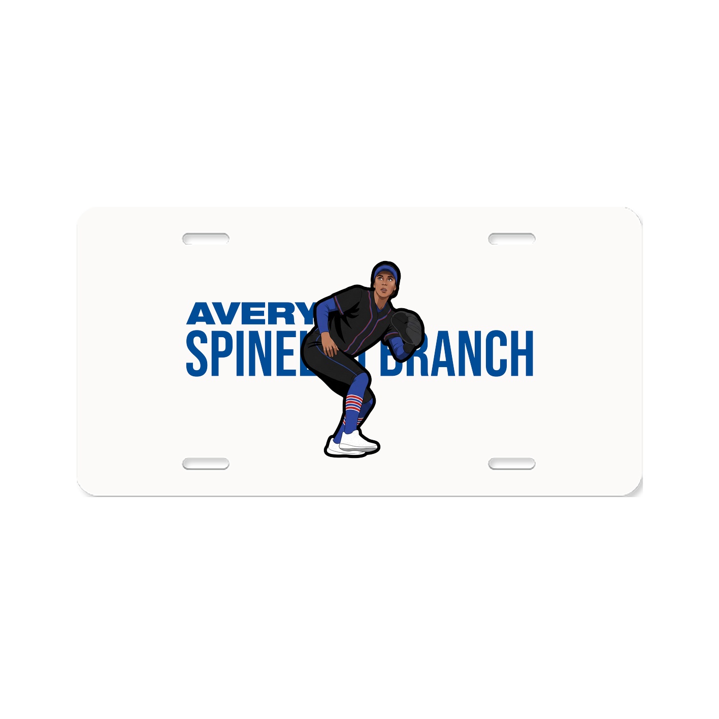 License Plate — Player Name in Classic