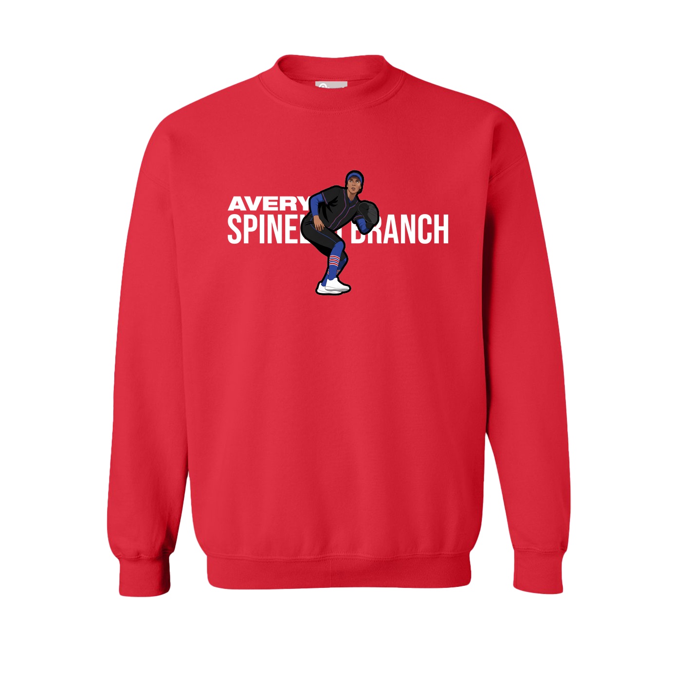 Fleece Crew — Player Name in Red