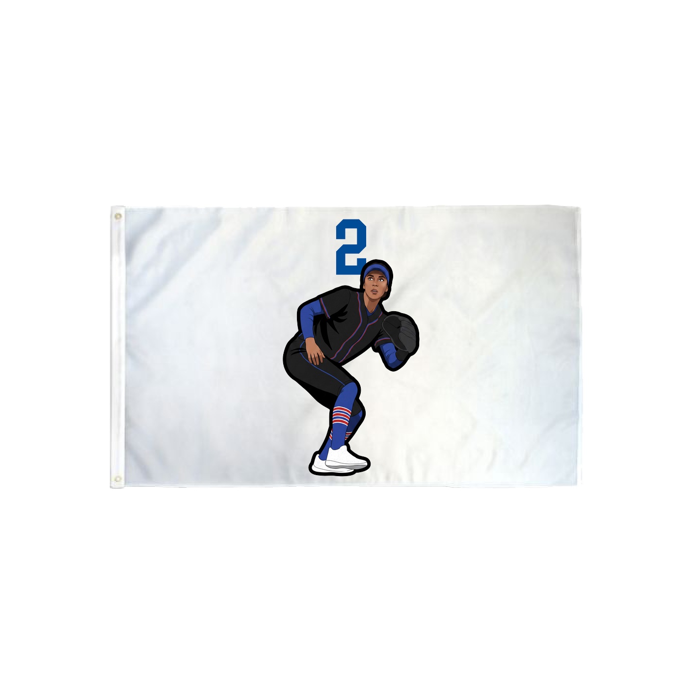 3x5 Flag — Number Top in Classic